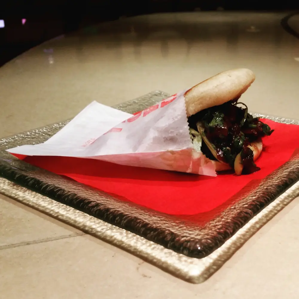Mexican sandwich at China Poblano restaurant in Las Vegas Nevada