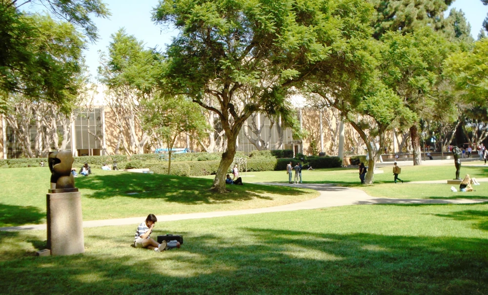 Franklin D. Murphy Sculpture Garden in Los Angeles, California