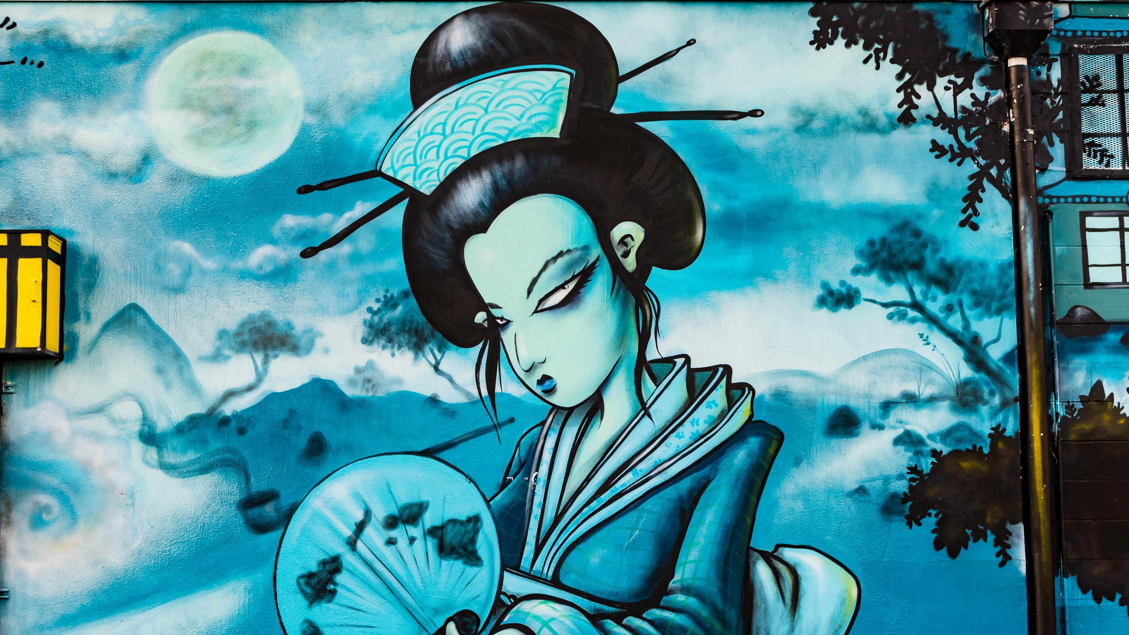 Picture of street art in Kaka'ako district.