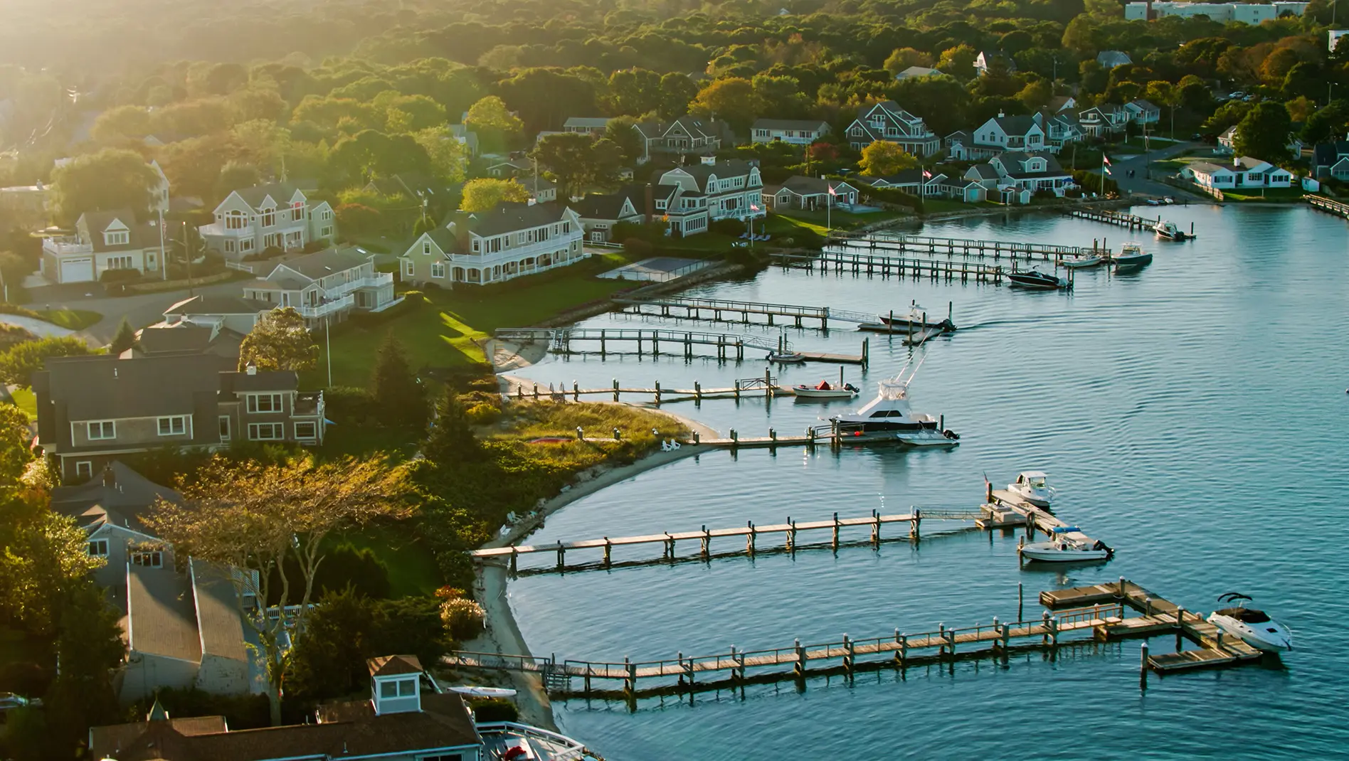 Cape Cod, featuring homes on the water