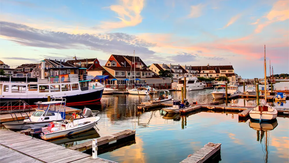 Salem Harbor, a popular day trip from Boston.