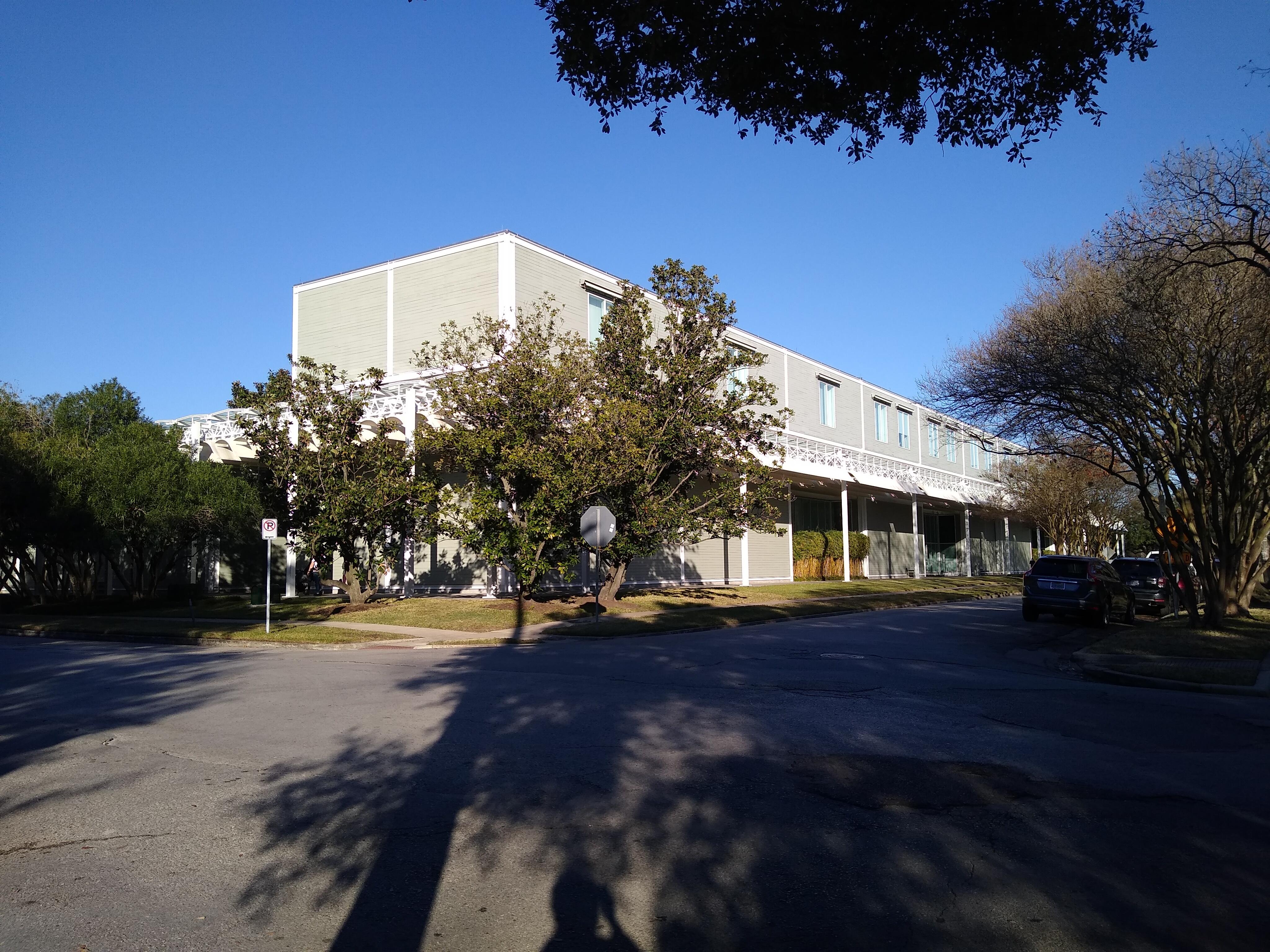 Exterior image of the Menil Collection museum building