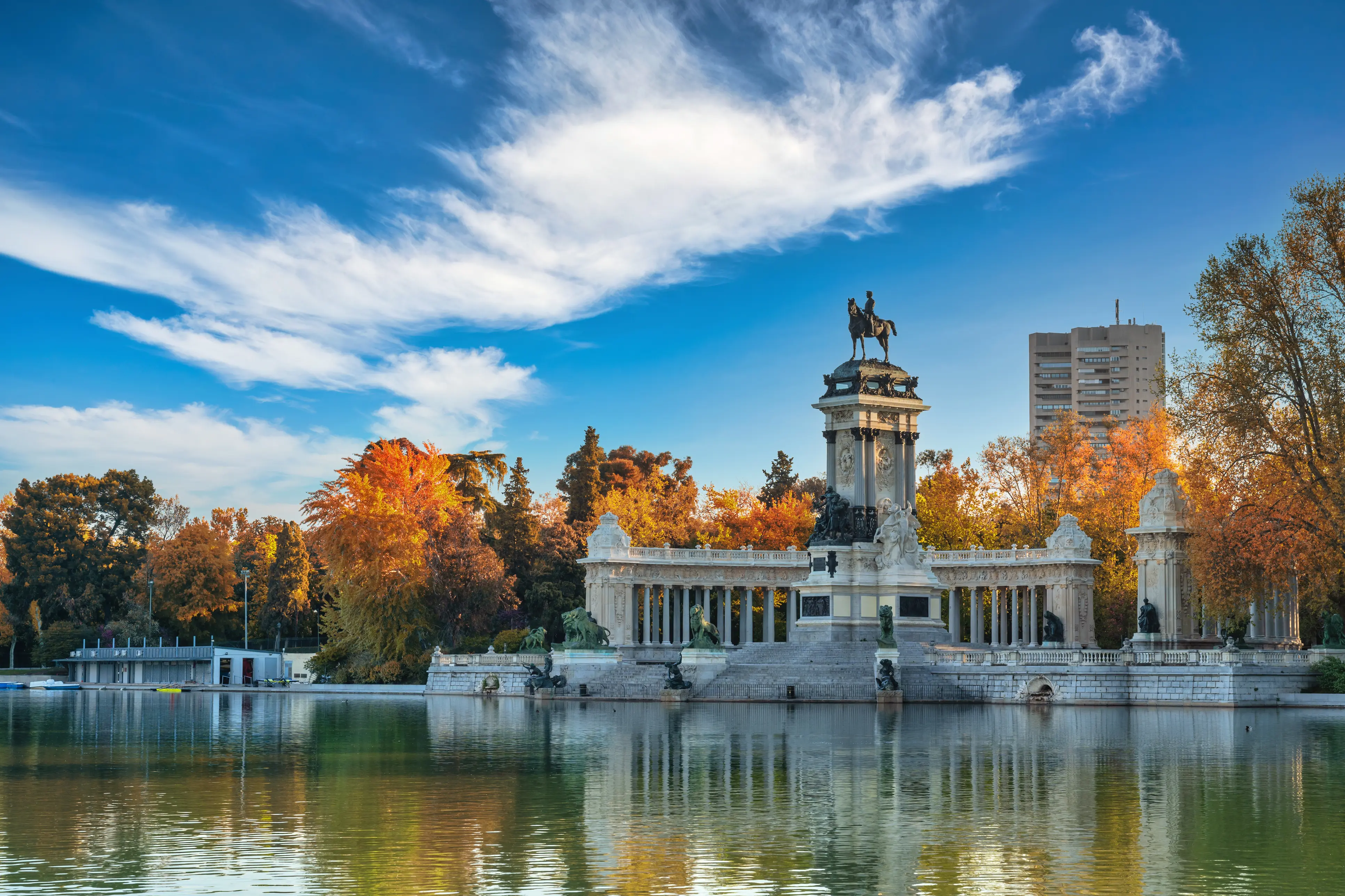 Photo of Madrid in the fall