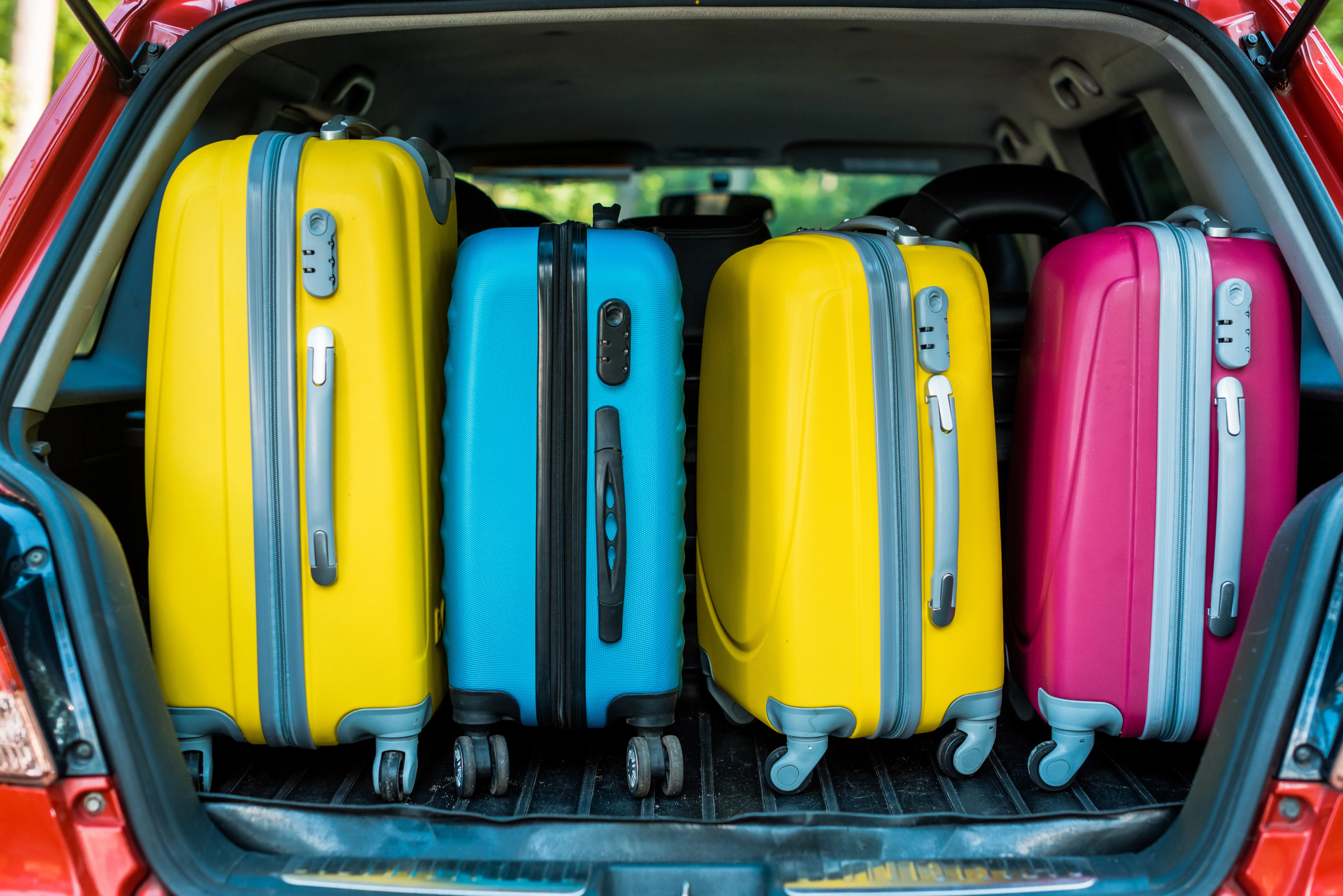 Car Luggage in trunk