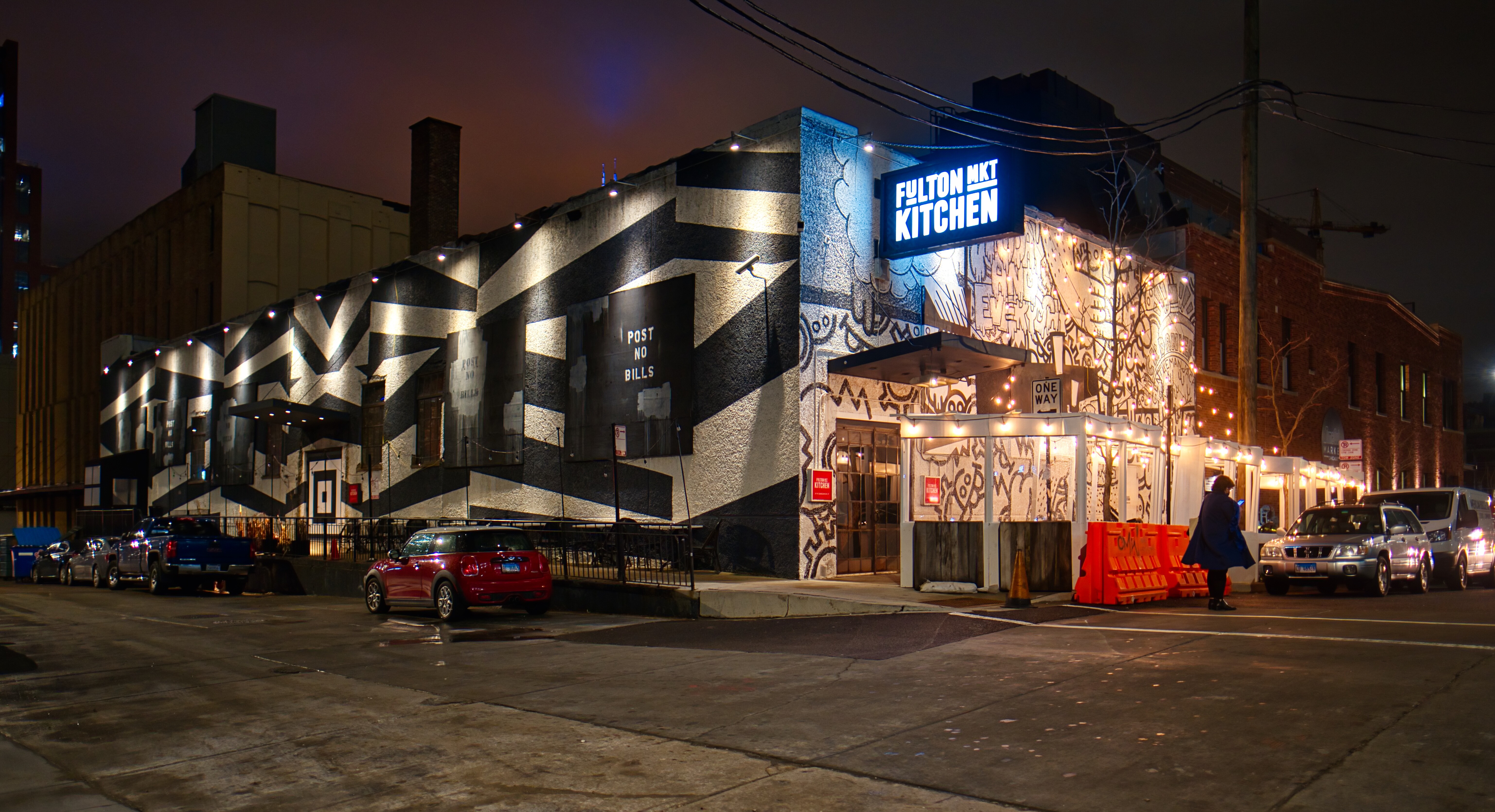 Image of the Fulton MKT Kitchen restaurant in the Fulton Market district of Chicago.