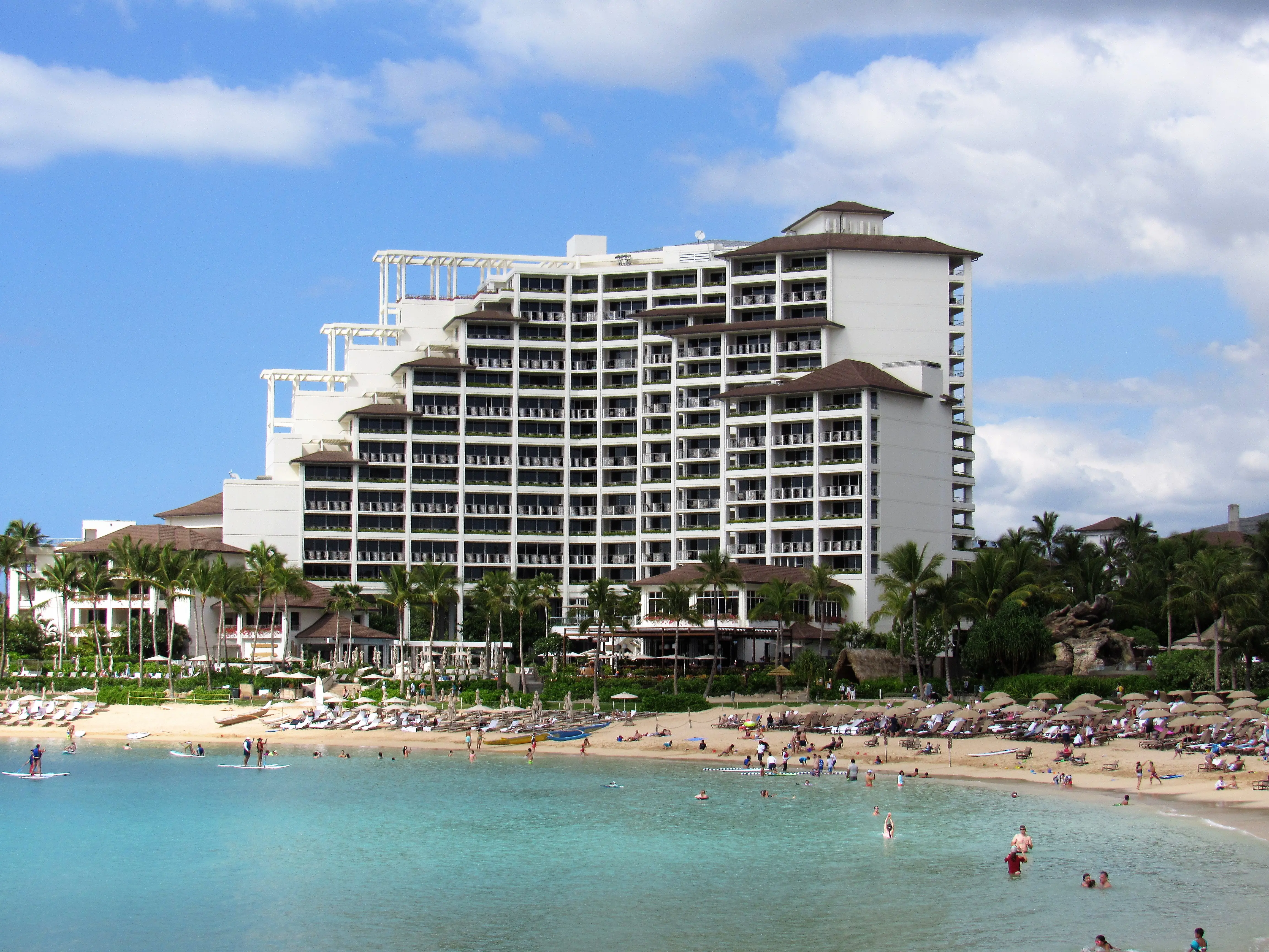 Exterior image of the Four Seasons O’ahu at Ko Olina.