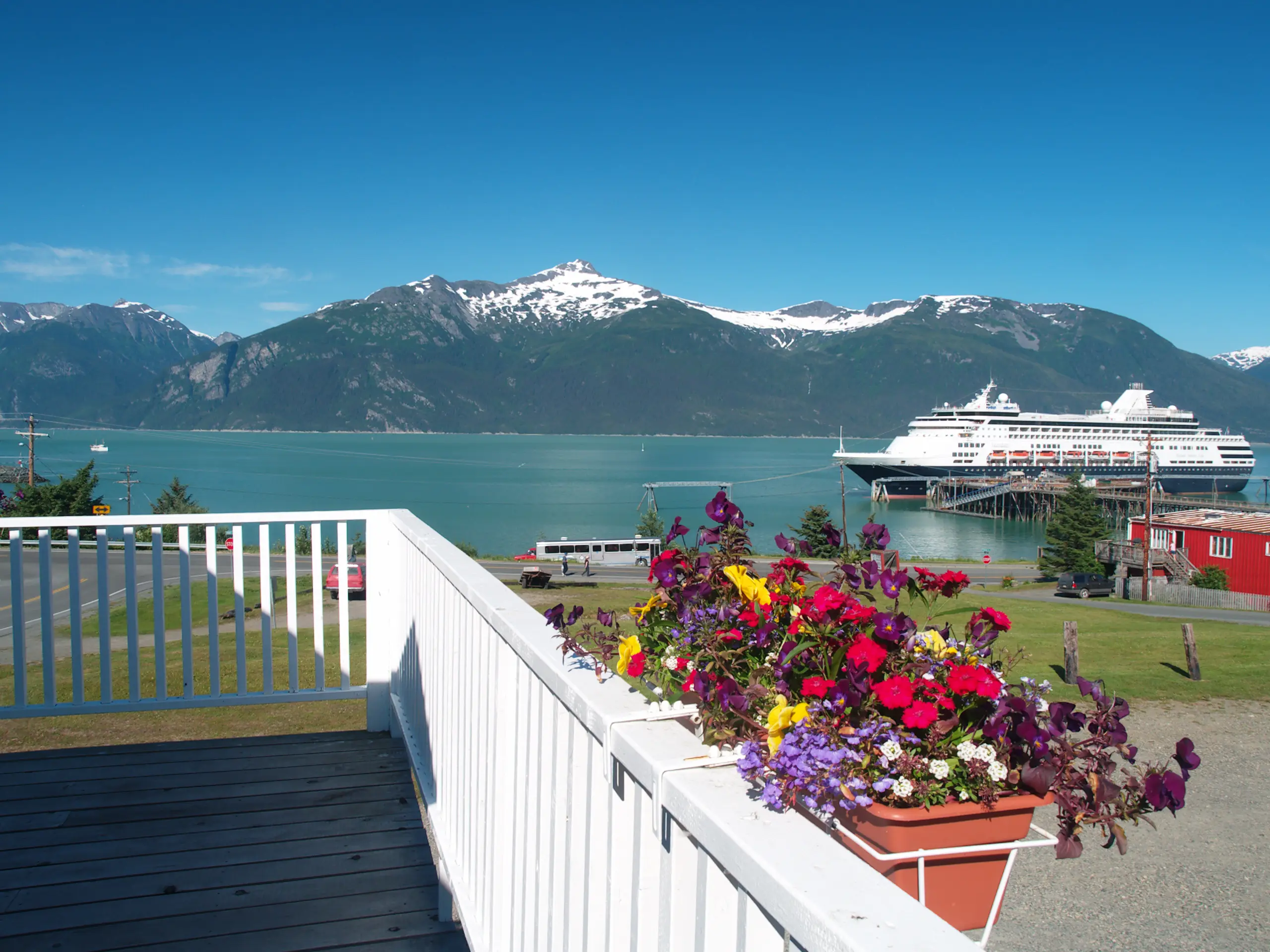 Cruise ship in Alaska
