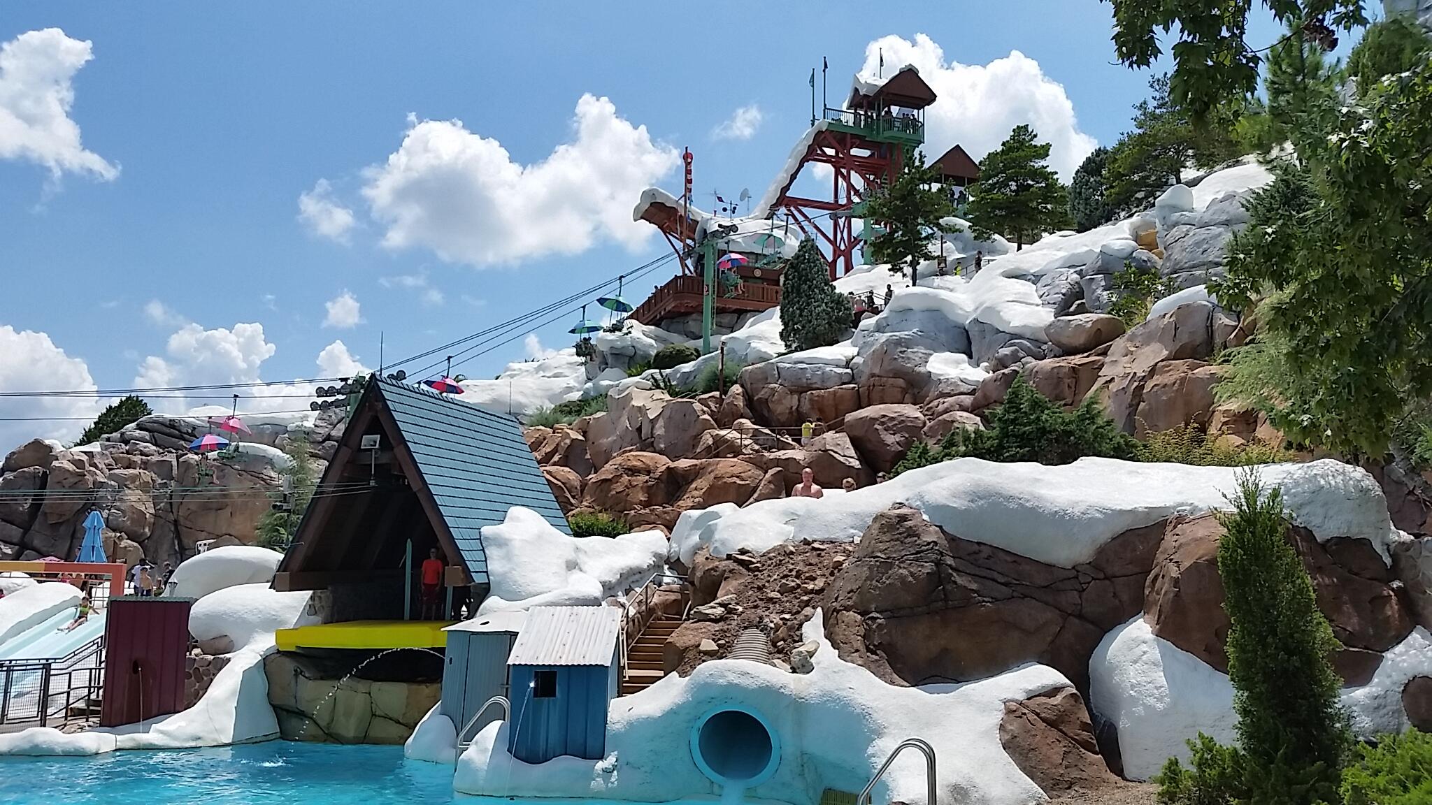 Image of Blizzard Beach Water Park at Walt Disney World.
