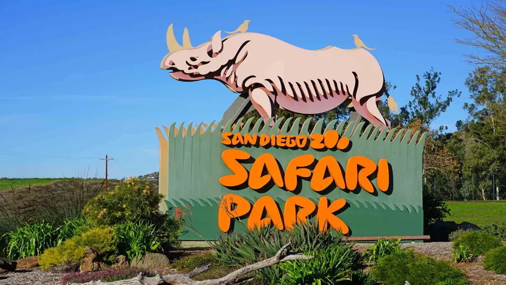San Diego Zoo Safari Park sign