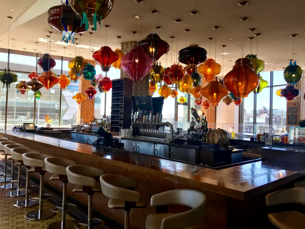 Alexander, boutique, Indianapolis, downtown, art, artwork, lobby, exhibits, colors