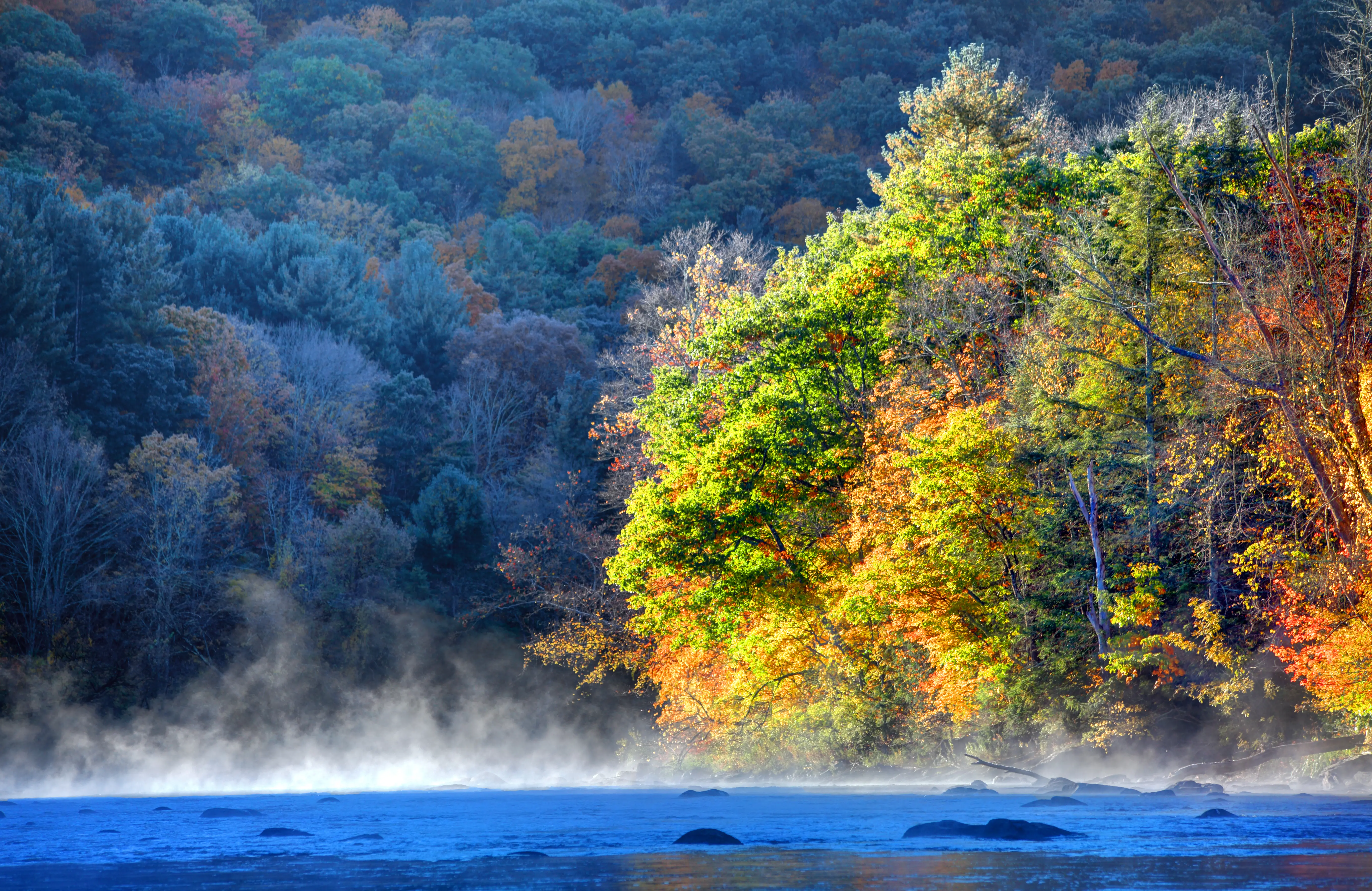 Image of the river in the Litchfield Hills of Connecticut