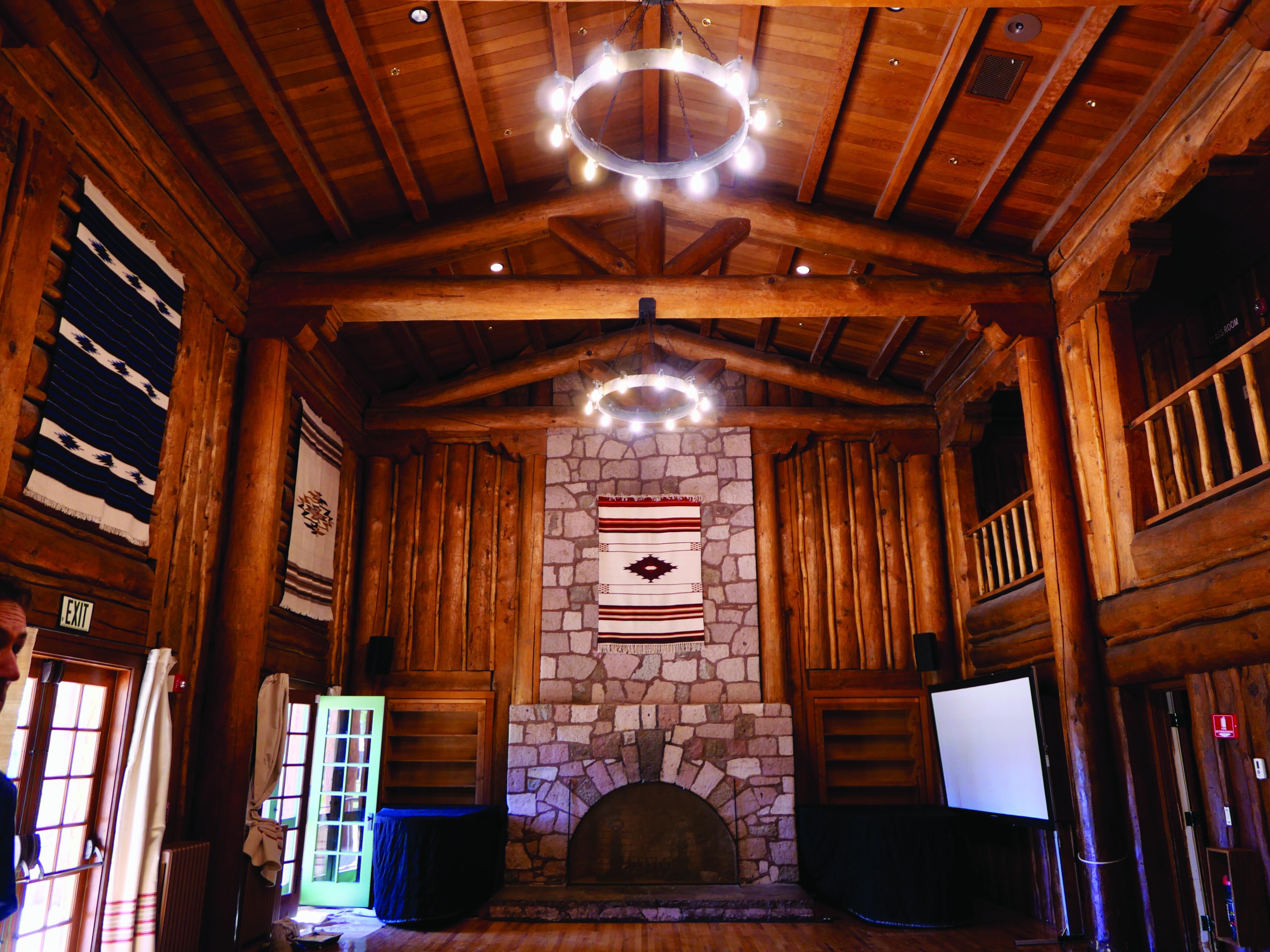 Manhattan Project scientists dined and held meetings in Fuller Lodge