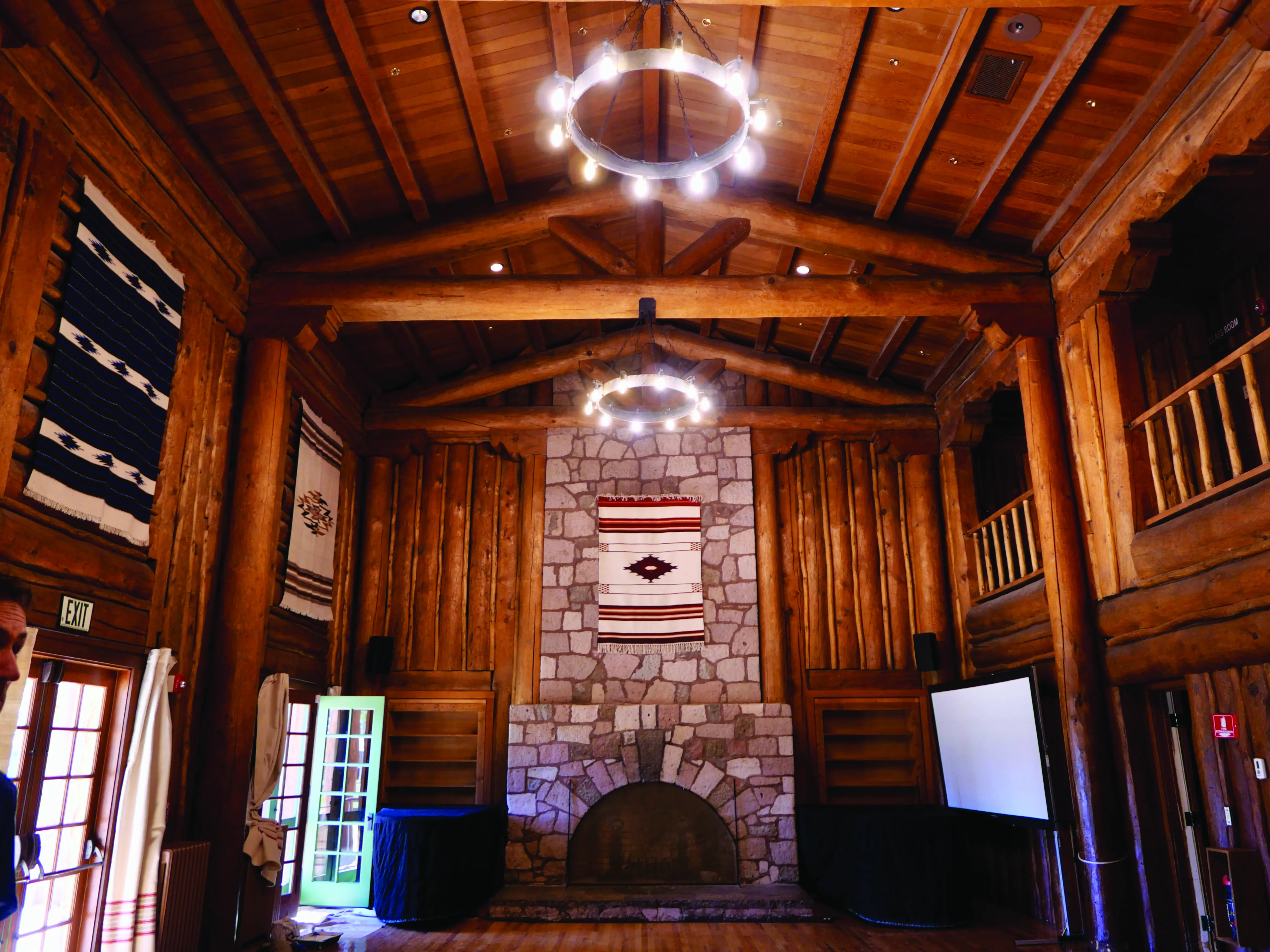 Manhattan Project scientists dined and held meetings in Fuller Lodge