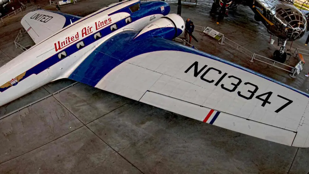 Airplane at the Museum of Flight, a popular thing to do in Seattle.