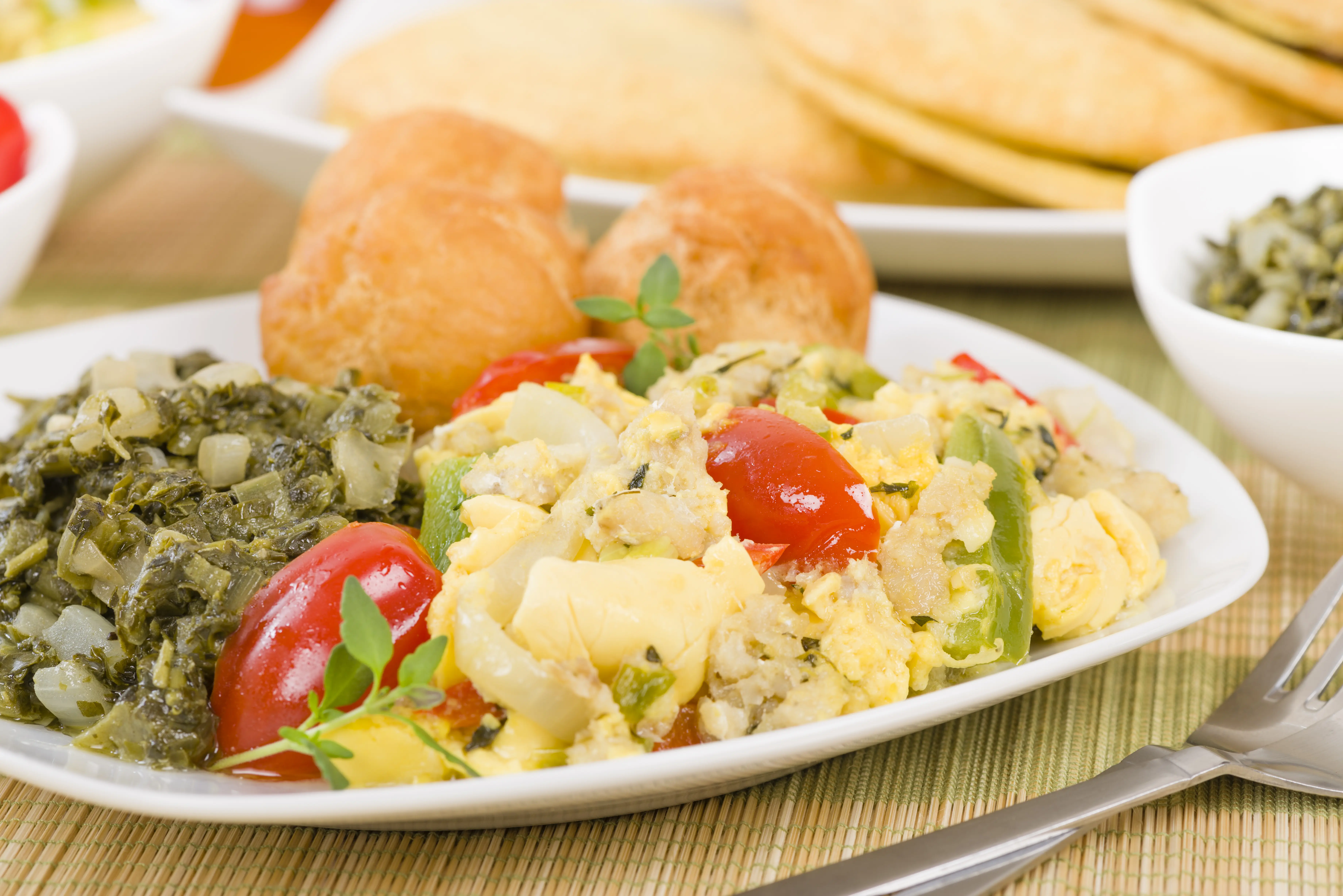 Image of Ackee and Saltfish, the Jamaican national dish.