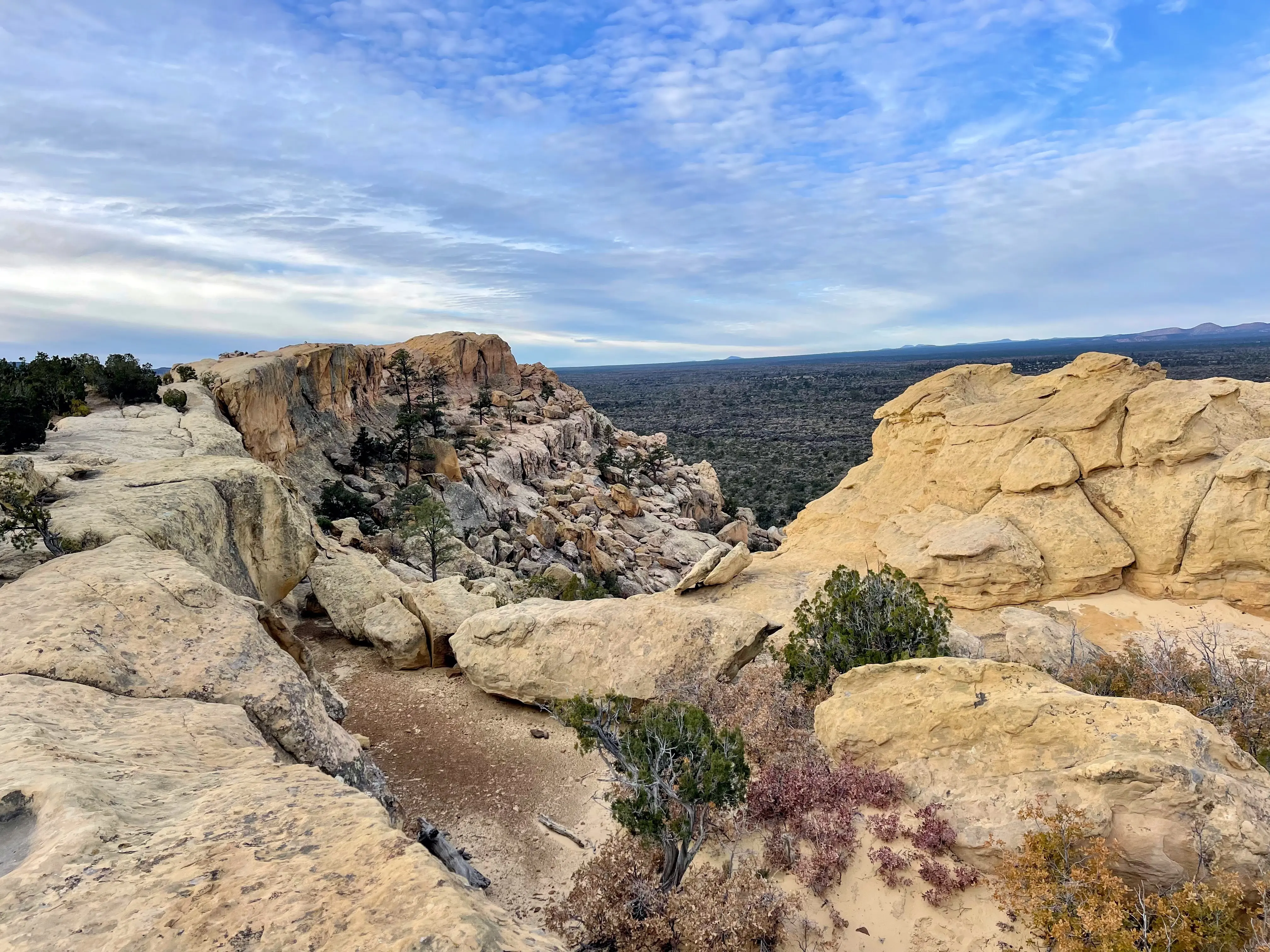 Outdoor image of the scenery at El Malpais National Monument.