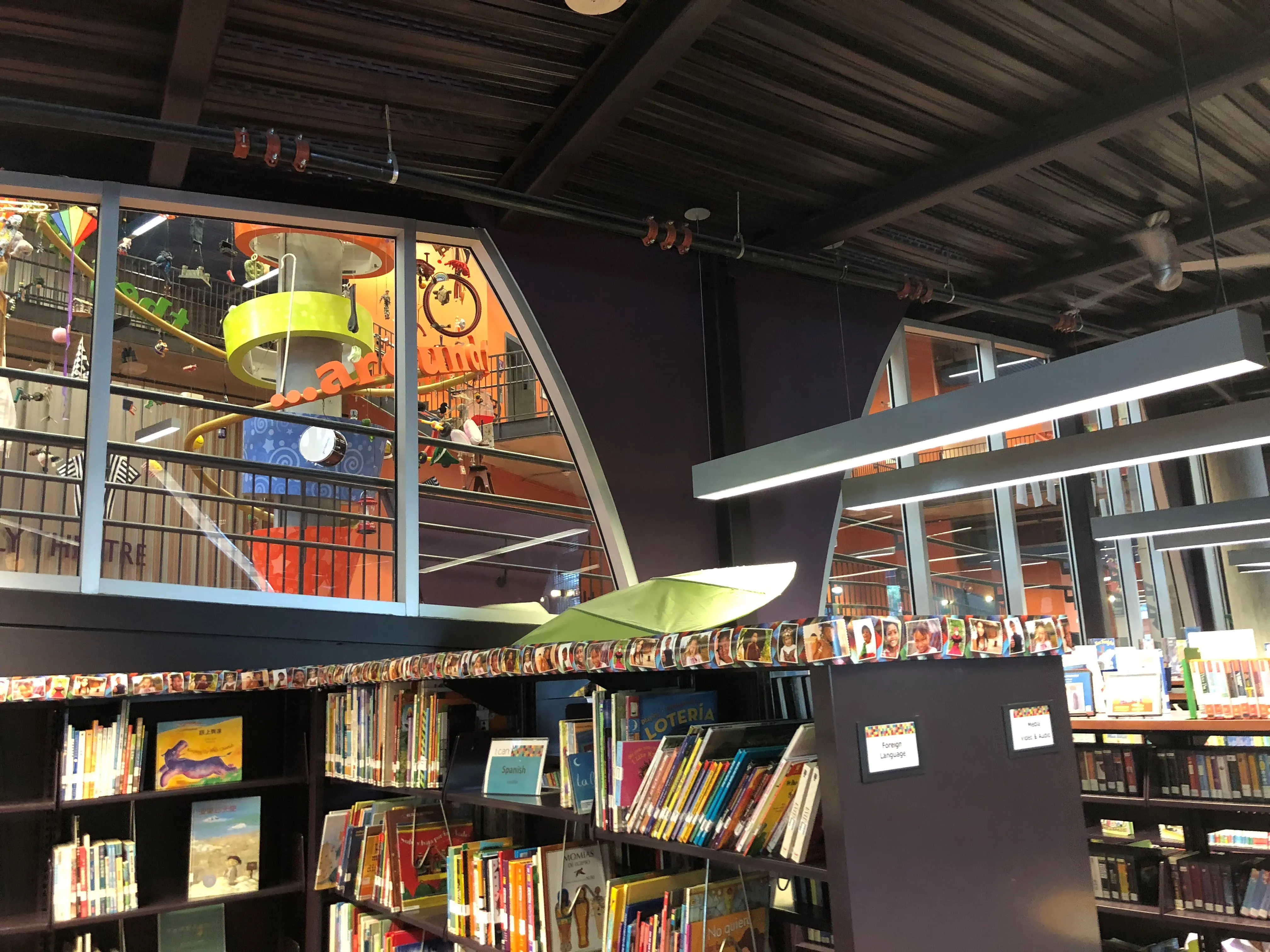This children's library offers shelves of books, family storytime and interactive activities. There's also a performance hall on-site.