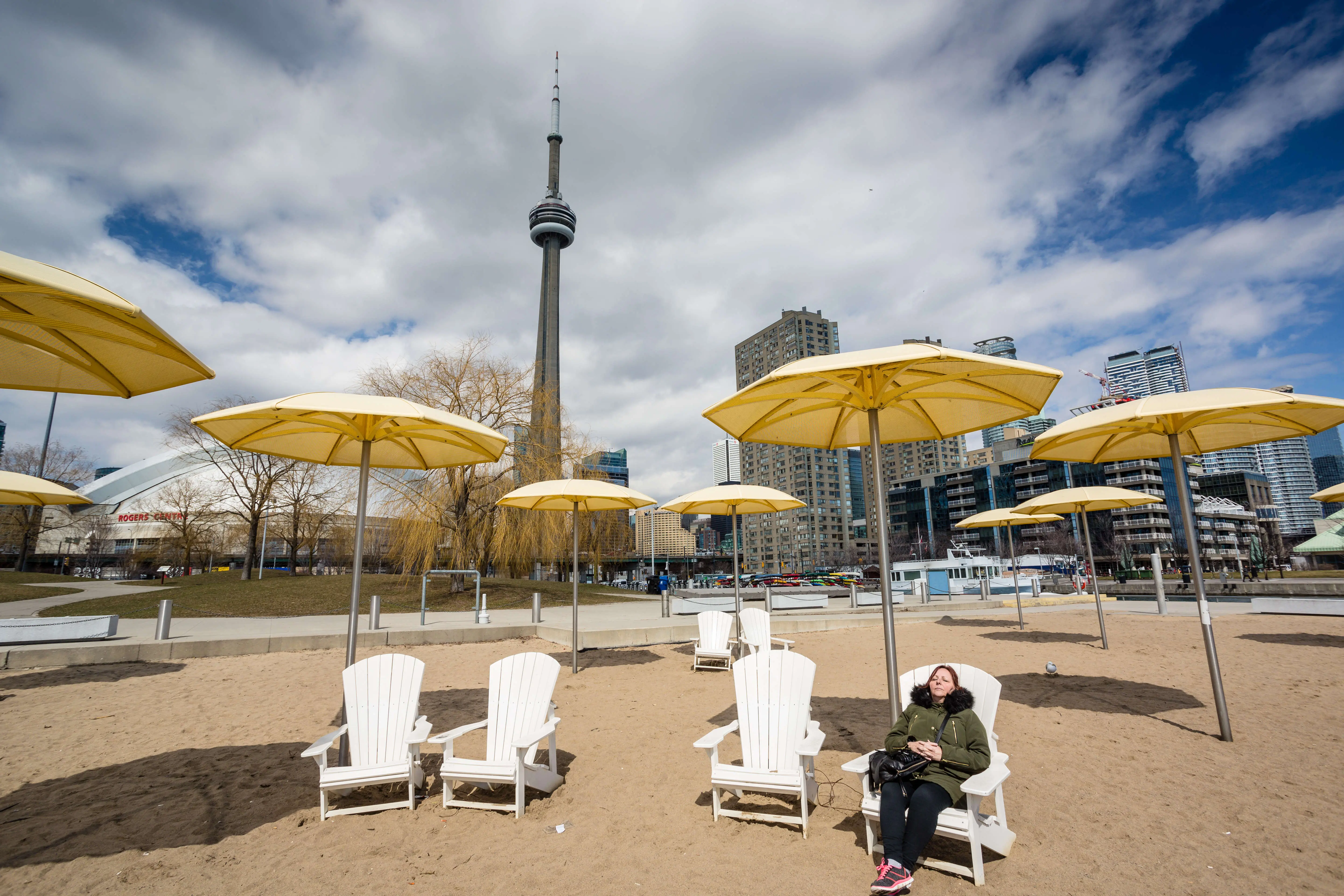 Outdoor image of HTO Park, in Toronto Ontario, Canada