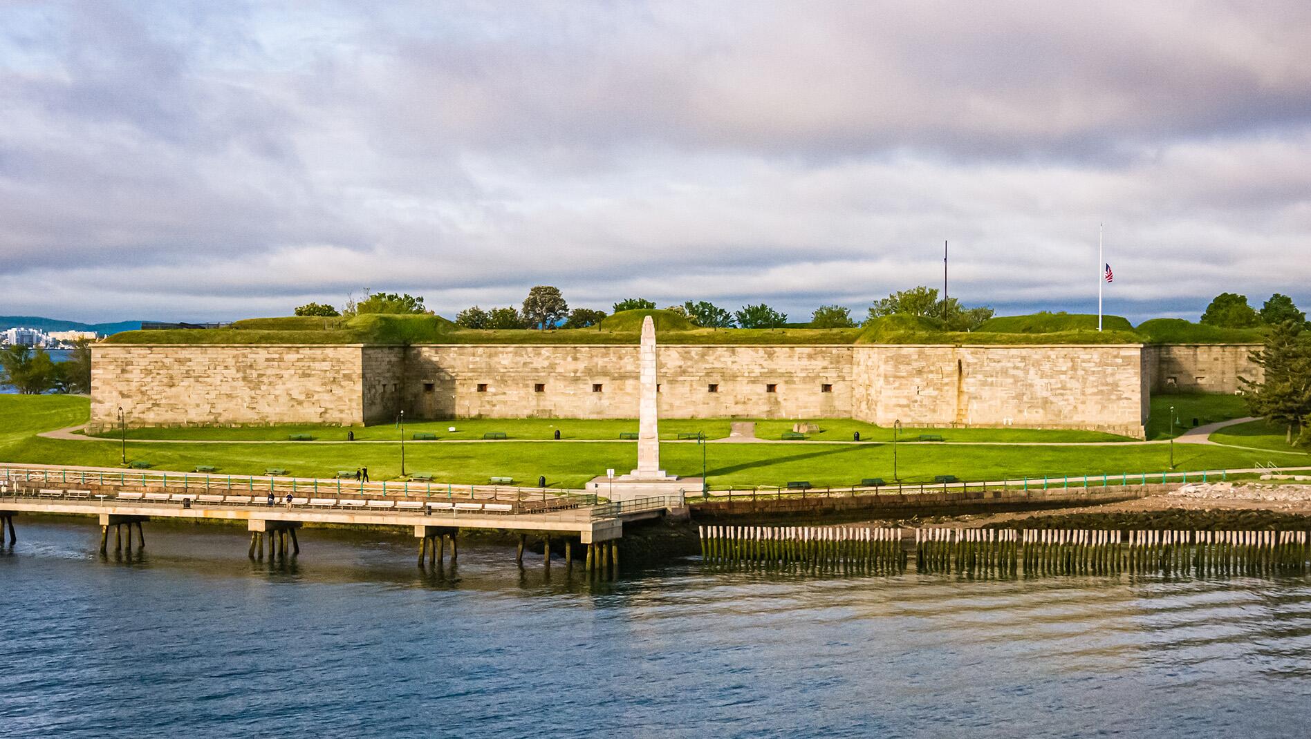 Castle Island, a popular day trip from Boston.