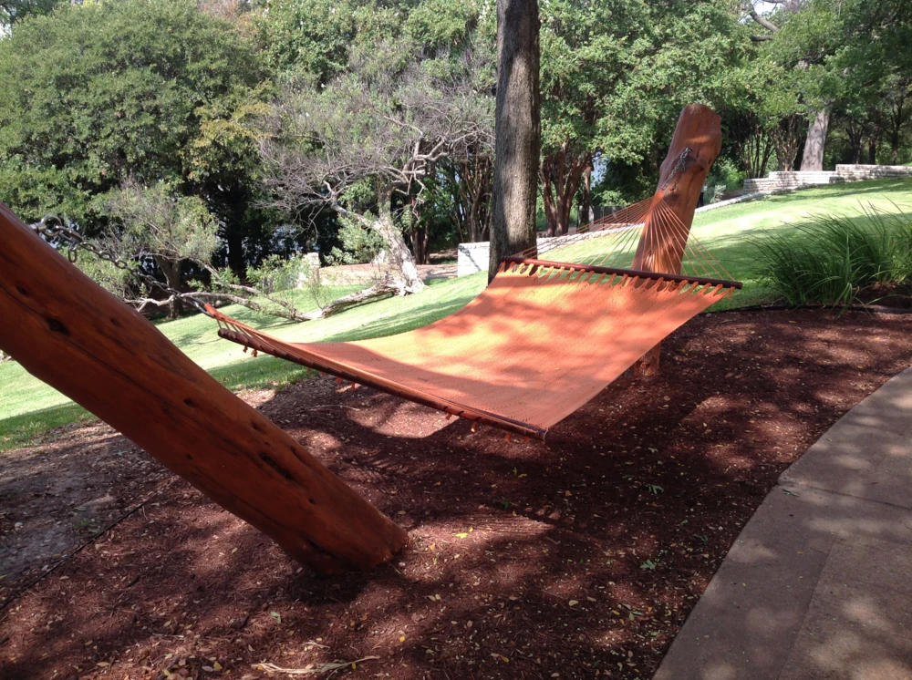 4 diamond, Four Seasons, Austin, exercise room, changing room, bedroom, nespresso, coffee machine, hammock, backyard