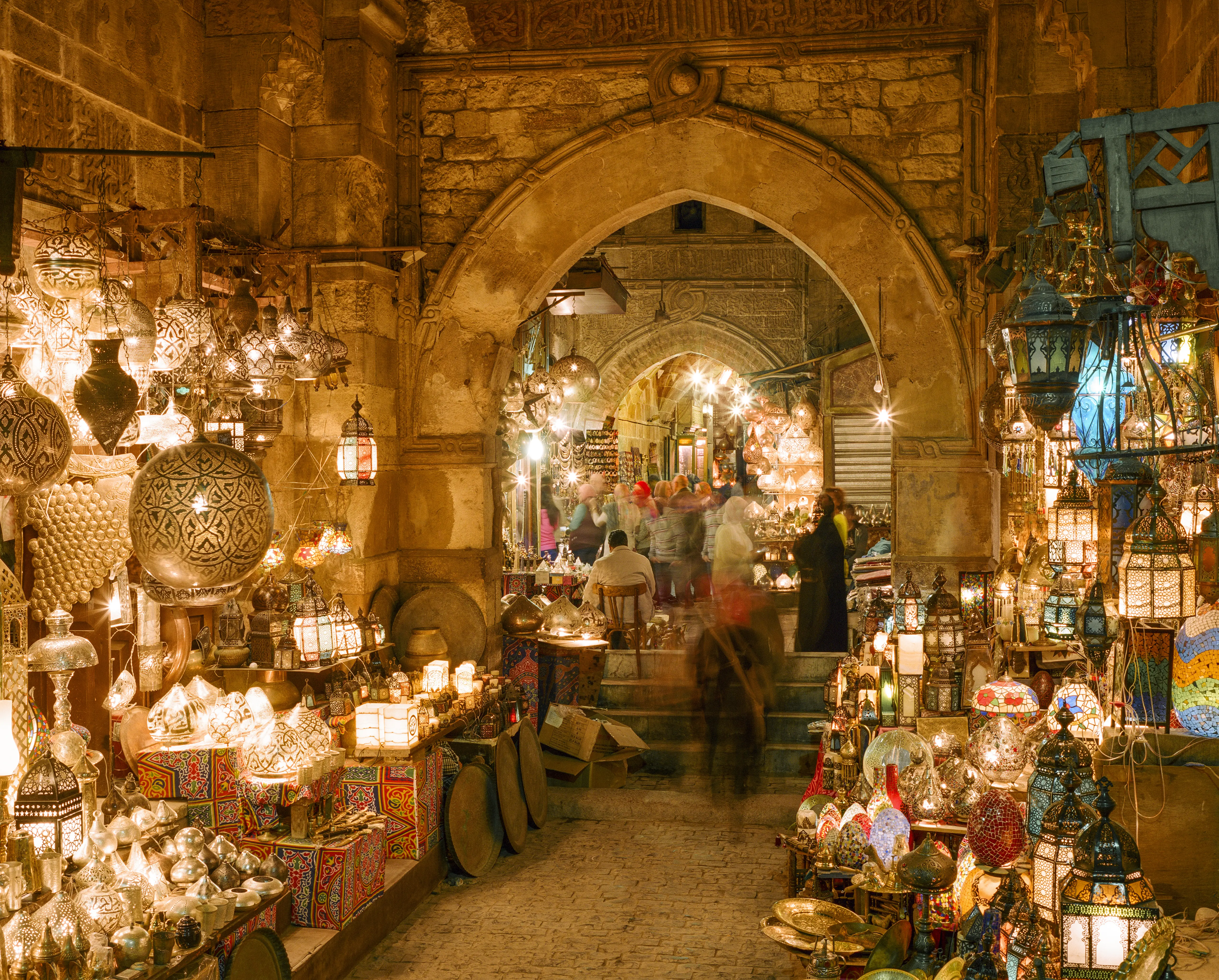 Photo of the Grand Archway in Khan El-Khalili Bazaar