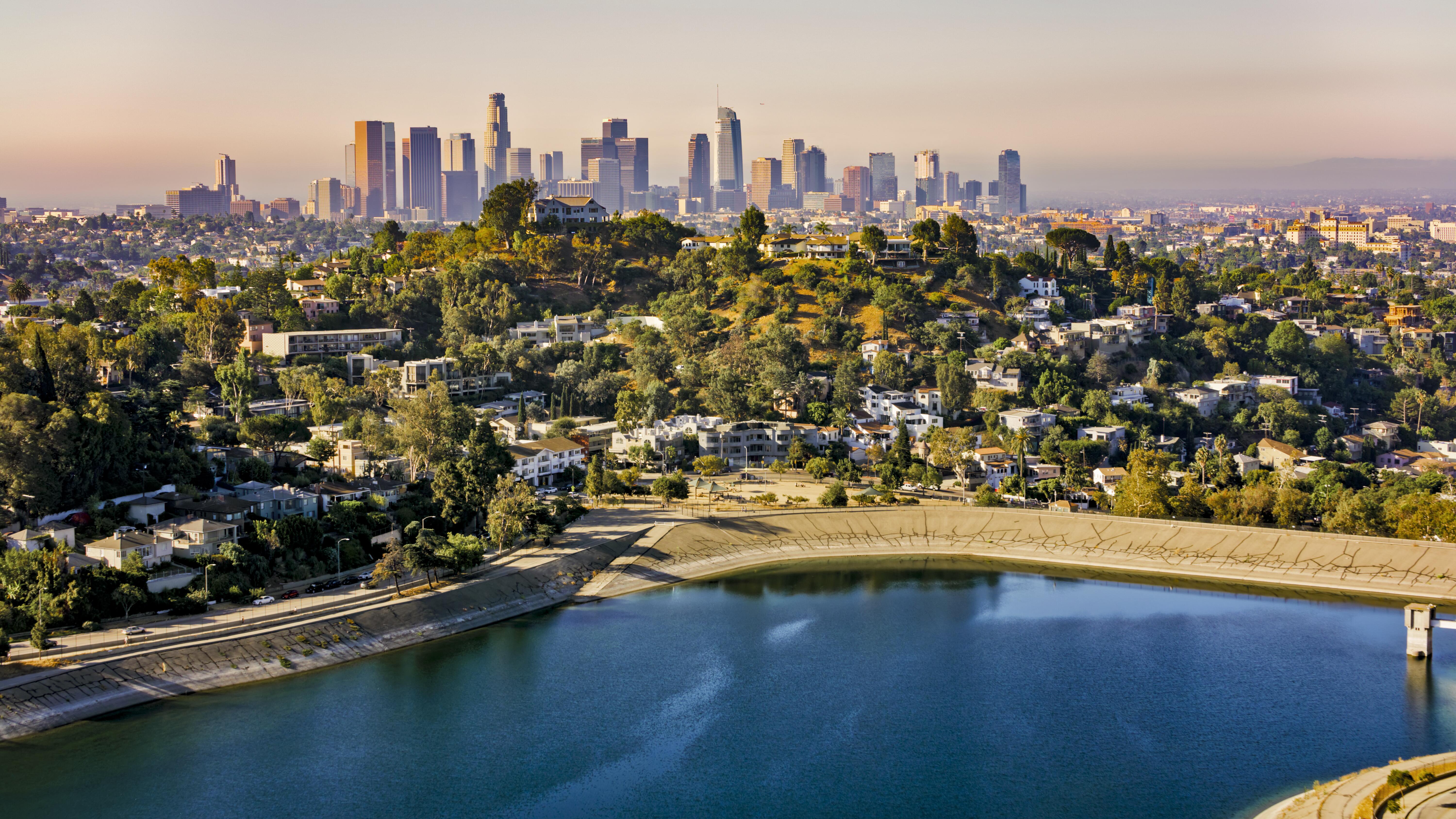 Image of the Silver Lake neighborhood in Los Angeles, California.