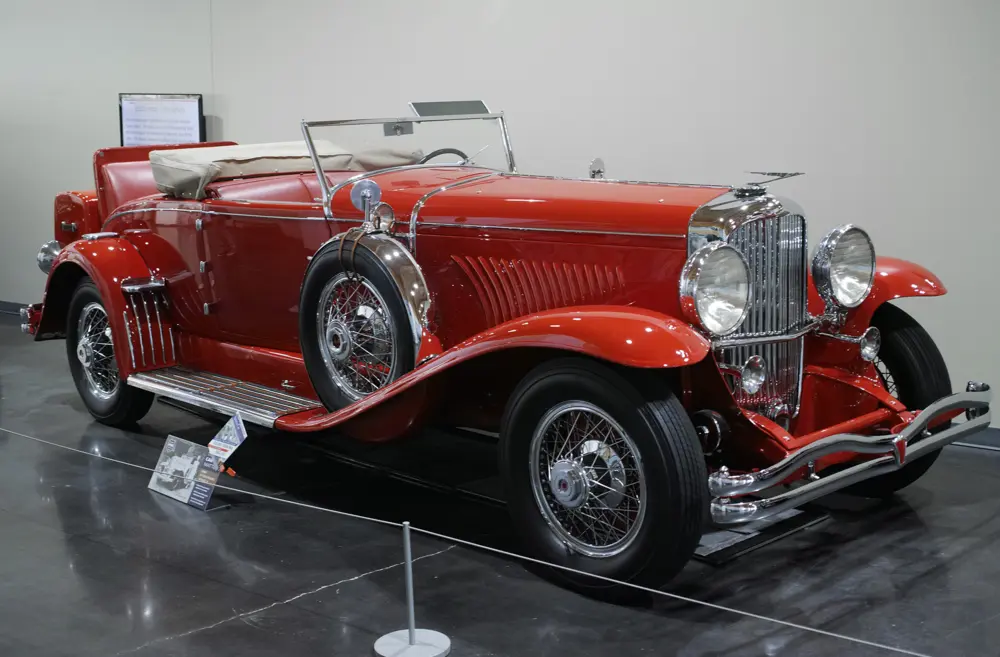 Vintage car on display at LeMay, America's Car Museum in Tacoma Washington