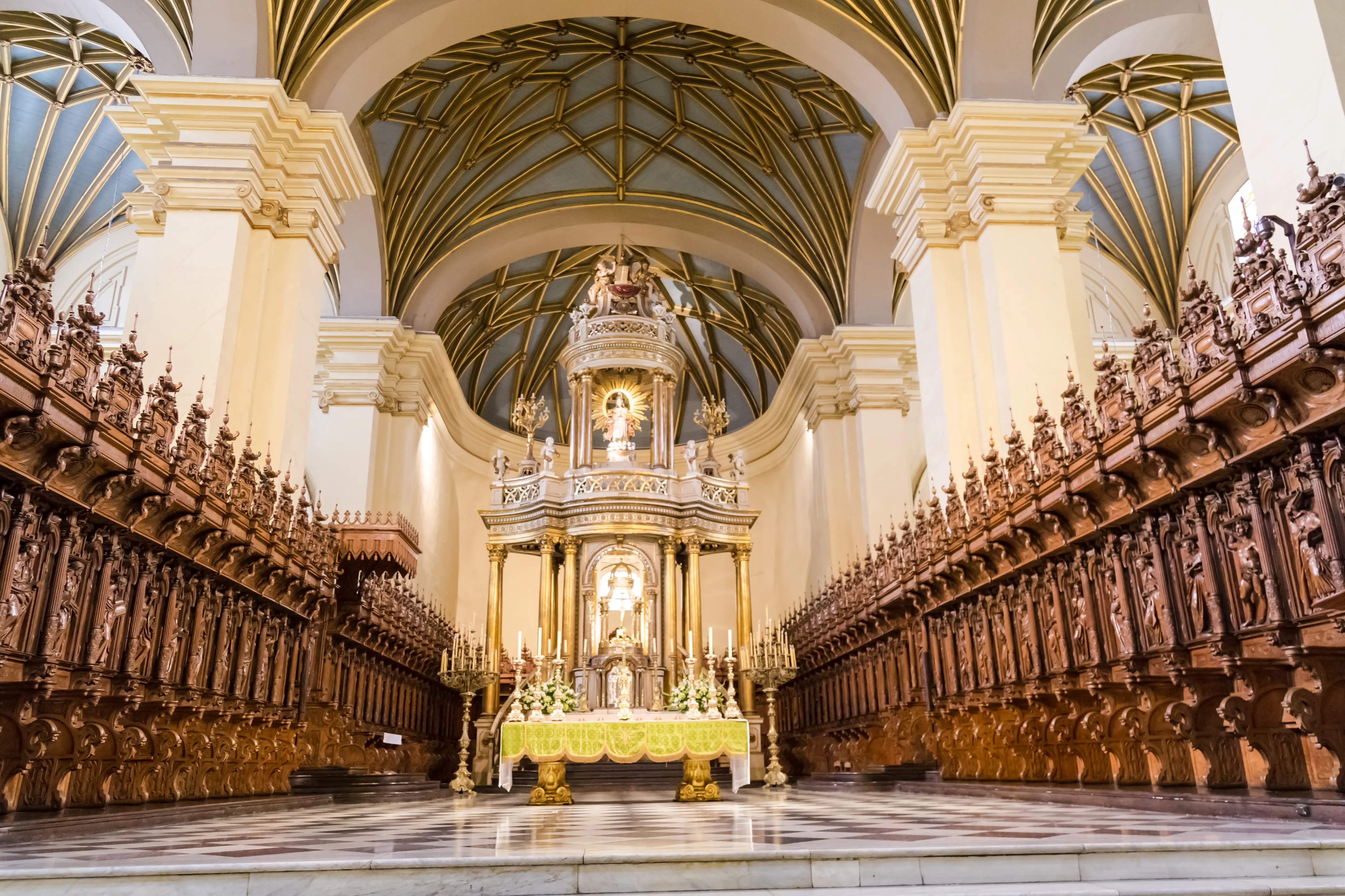 Photo of Saint Francis Monastery catacombs in Lima, Peru