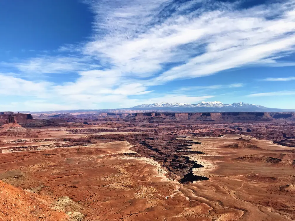 Scenery in Canyonlands National Park in southeastern Utah