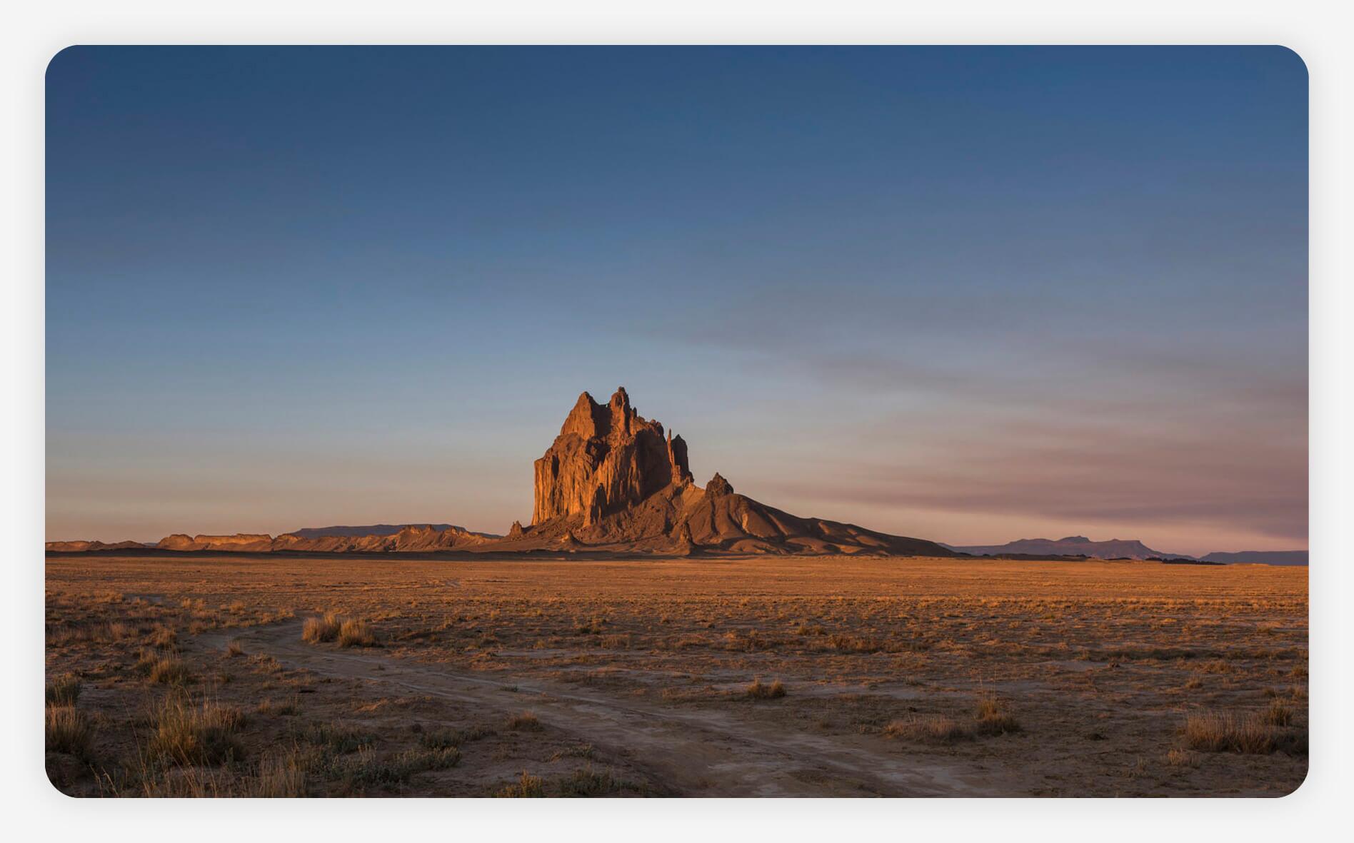 Ship Rock in New Mexico