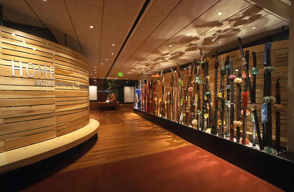 Heard Museum interior entry hallway.