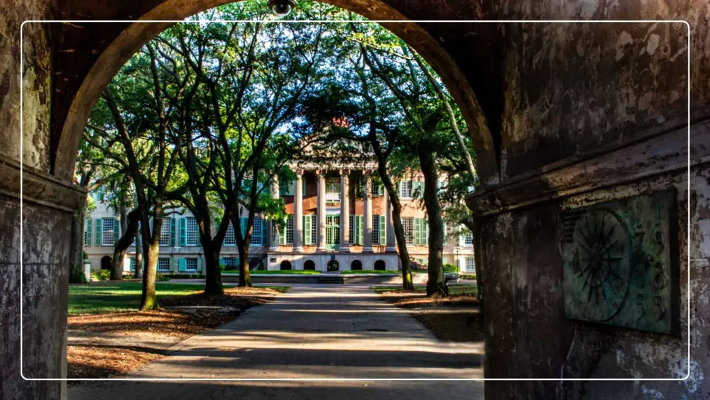 Tour the campus of the College of Charleston, a popular thing to do in Charleston, SC.