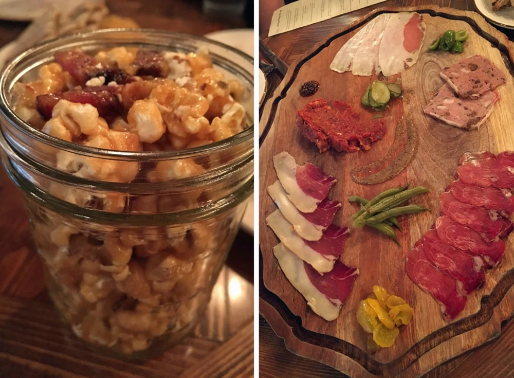 Appetizers at Bacon Bros. Public House in Greenville, South Carolina