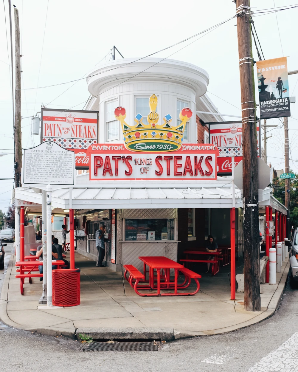 Pat's King of Steaks in Philadelphia Pennsylvania