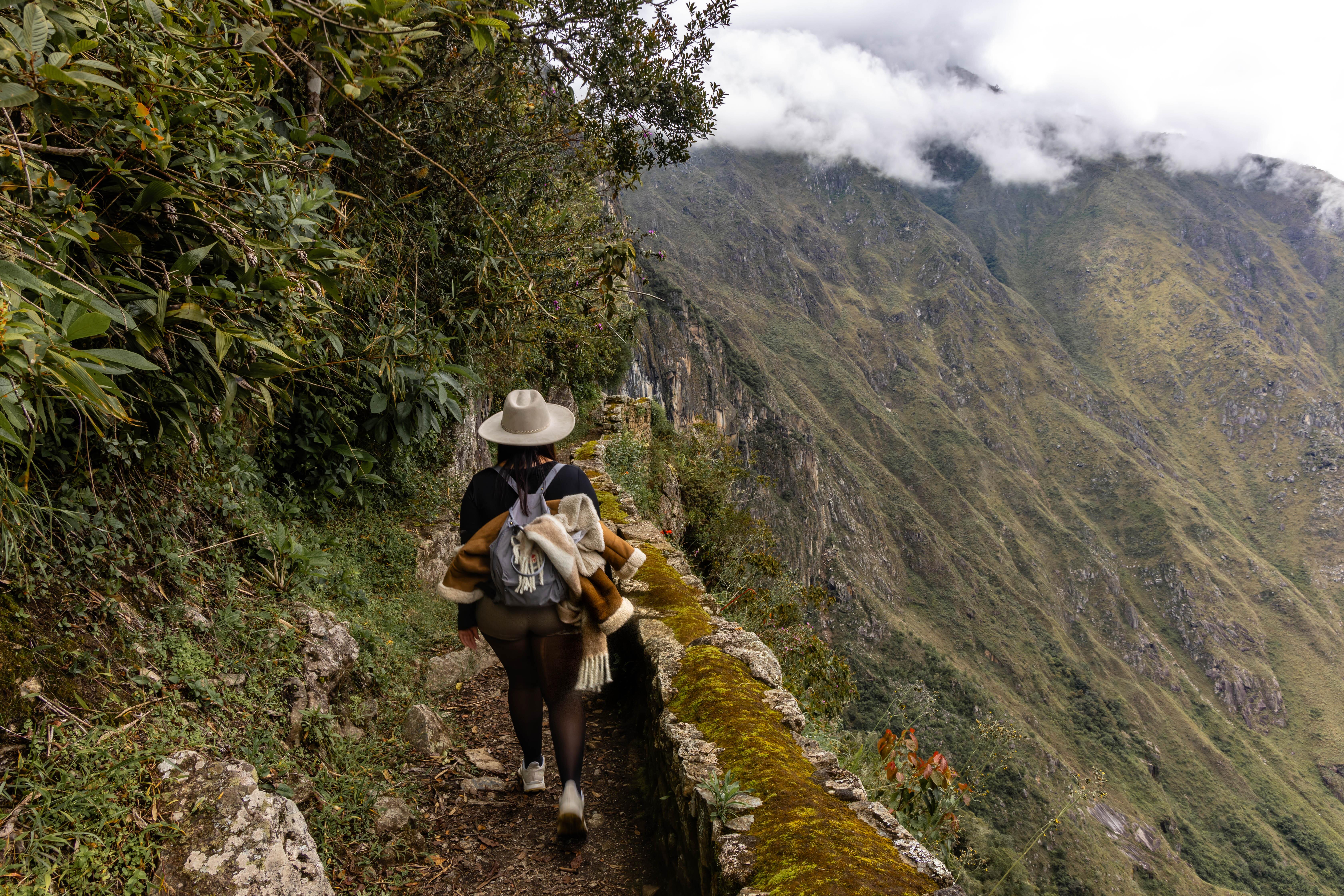 Photo of people hiking Inca Trail