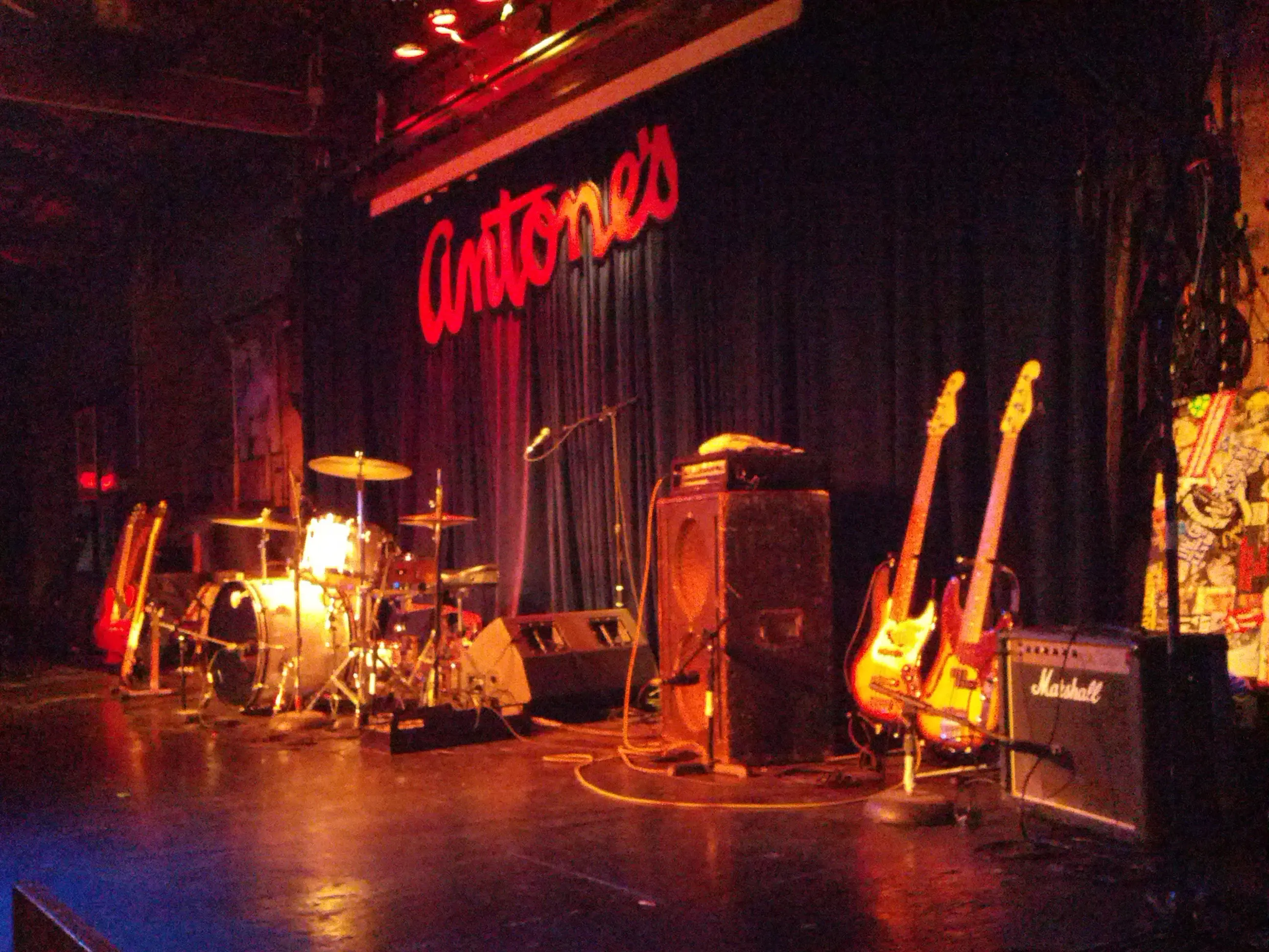 Stage at Antone's in Austin, Texas