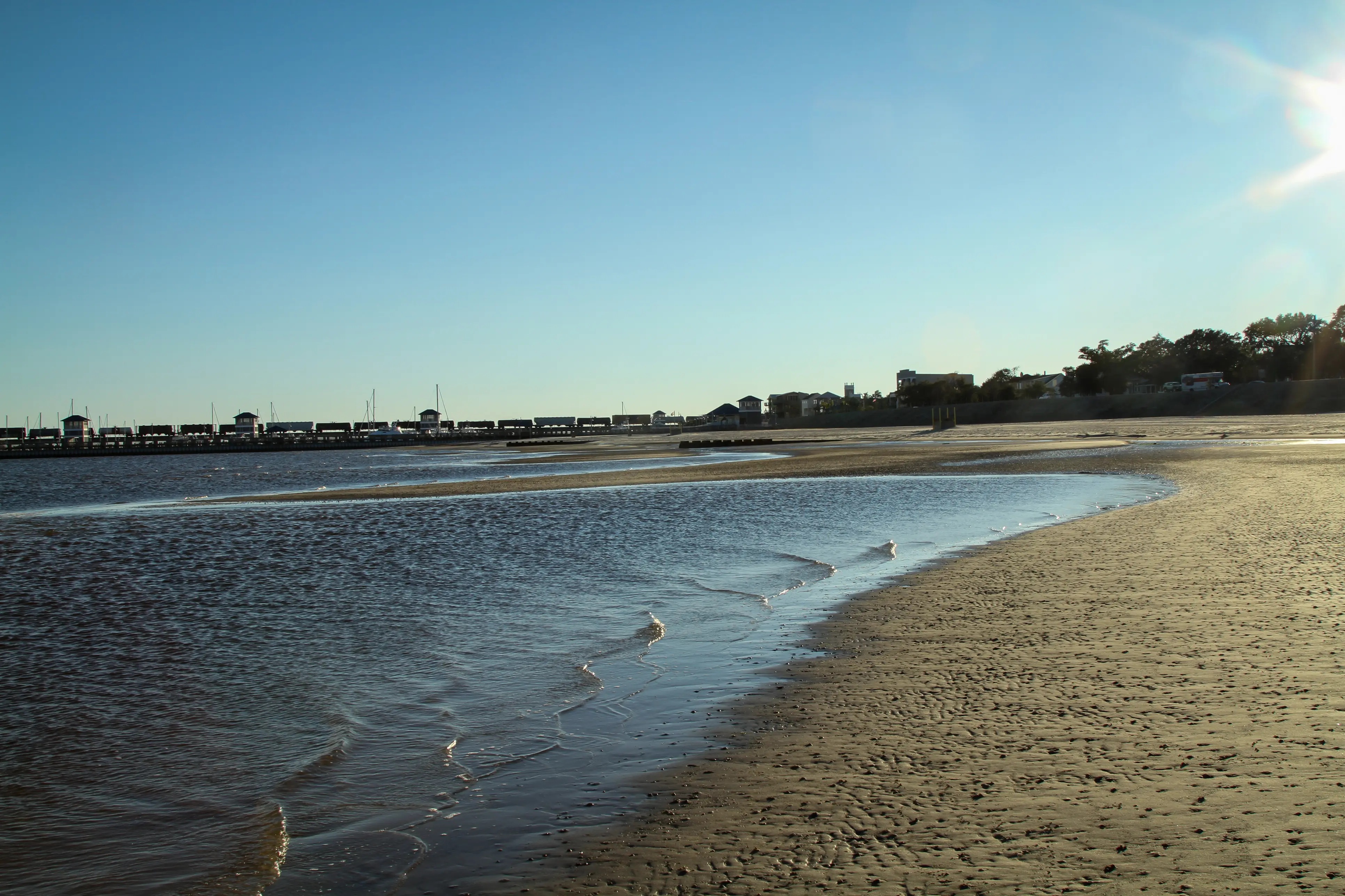 beach, beach town, United States