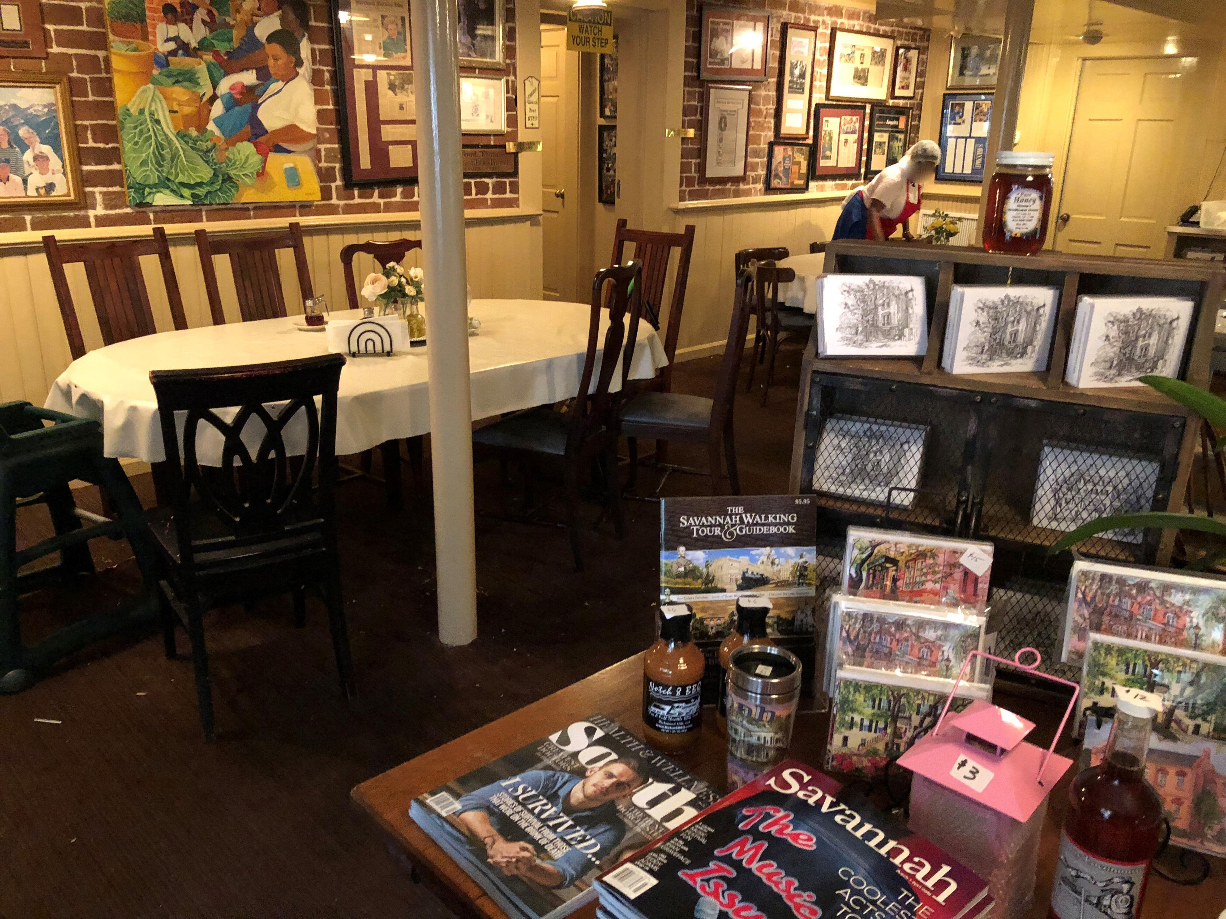 Mrs. Wilkes Dining Room is a cash-only former boarding house dining room that serves Southern favorites, family-style. No reservations are taken.