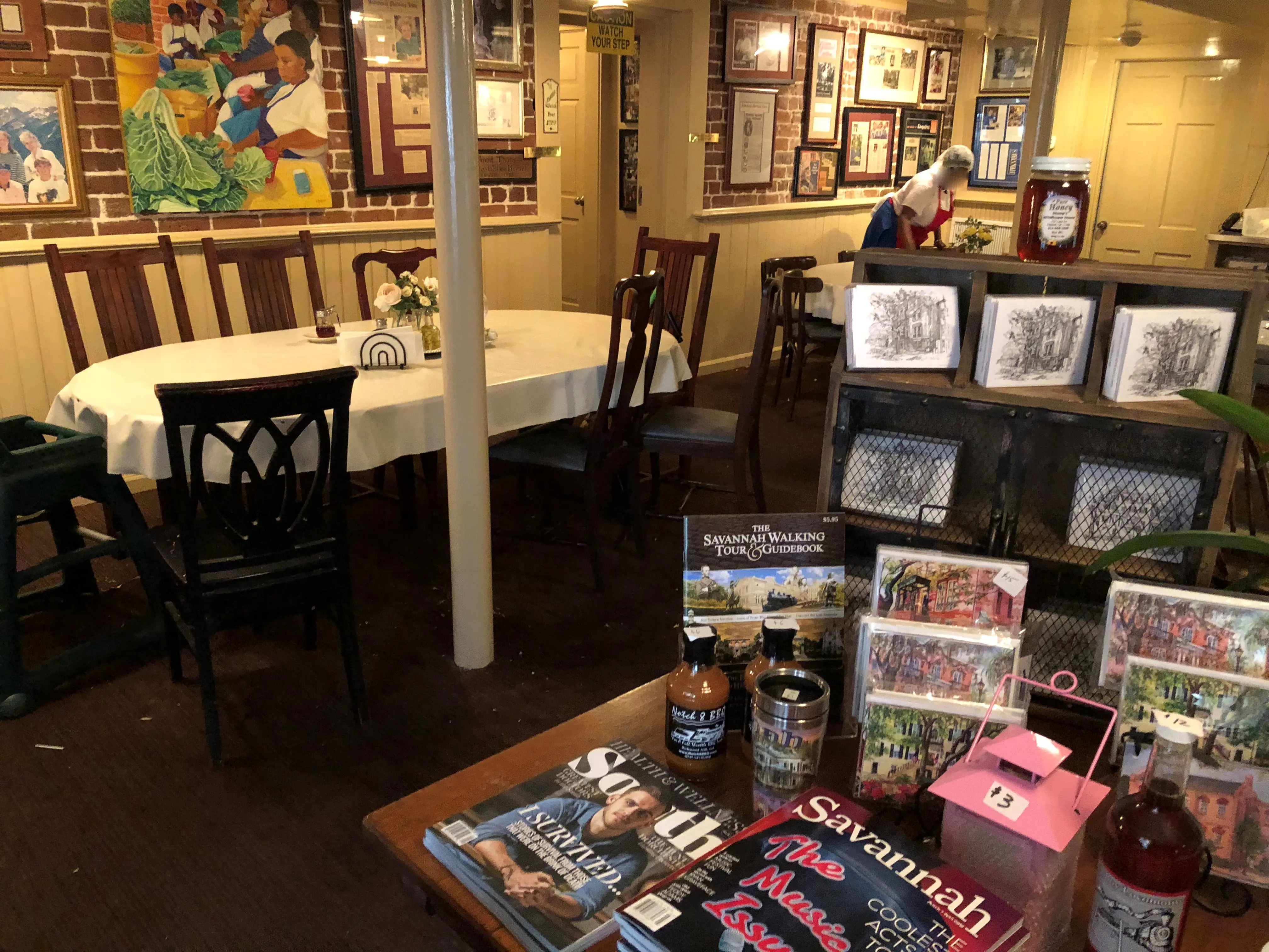 Mrs. Wilkes Dining Room is a cash-only former boarding house dining room that serves Southern favorites, family-style. No reservations are taken.