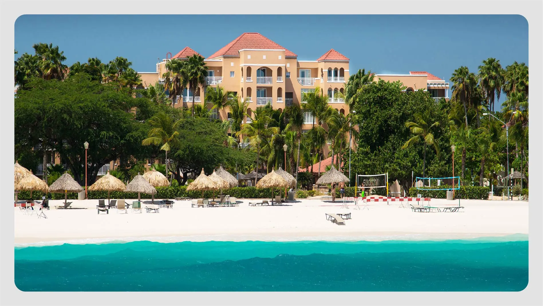 Divi Village Golf And Beach Resort beachfront.