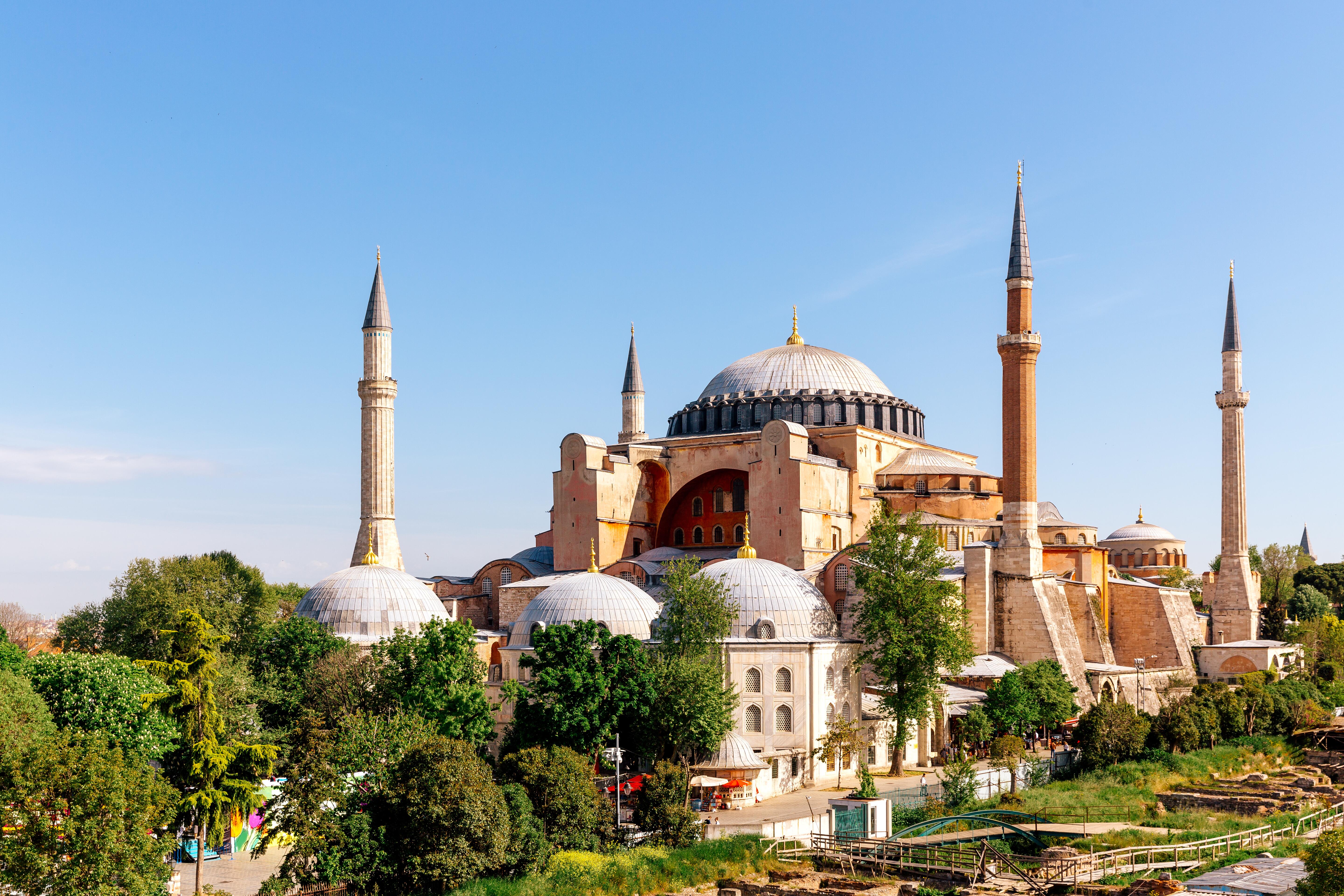 Photo of the Hagia Sophia, Istanbul during the day