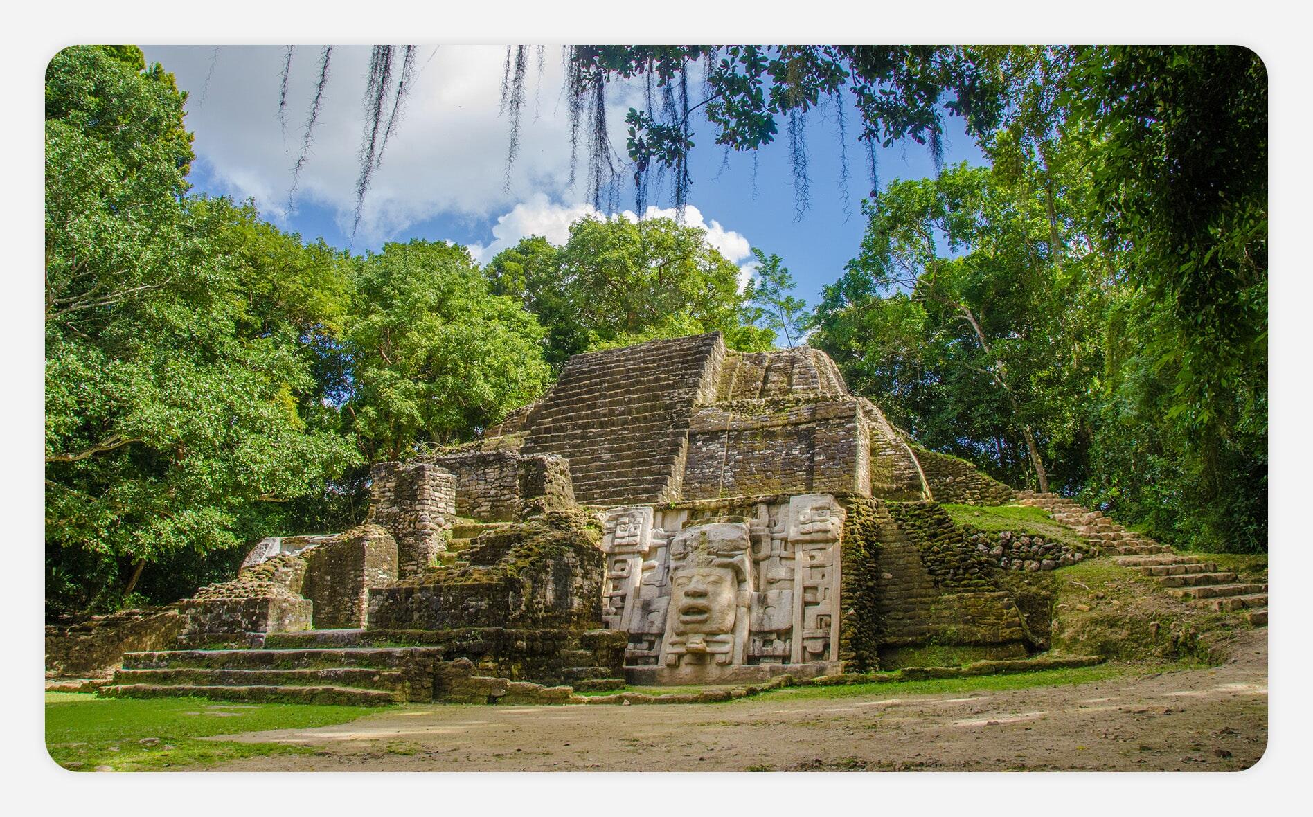 Historic ruins in Belize