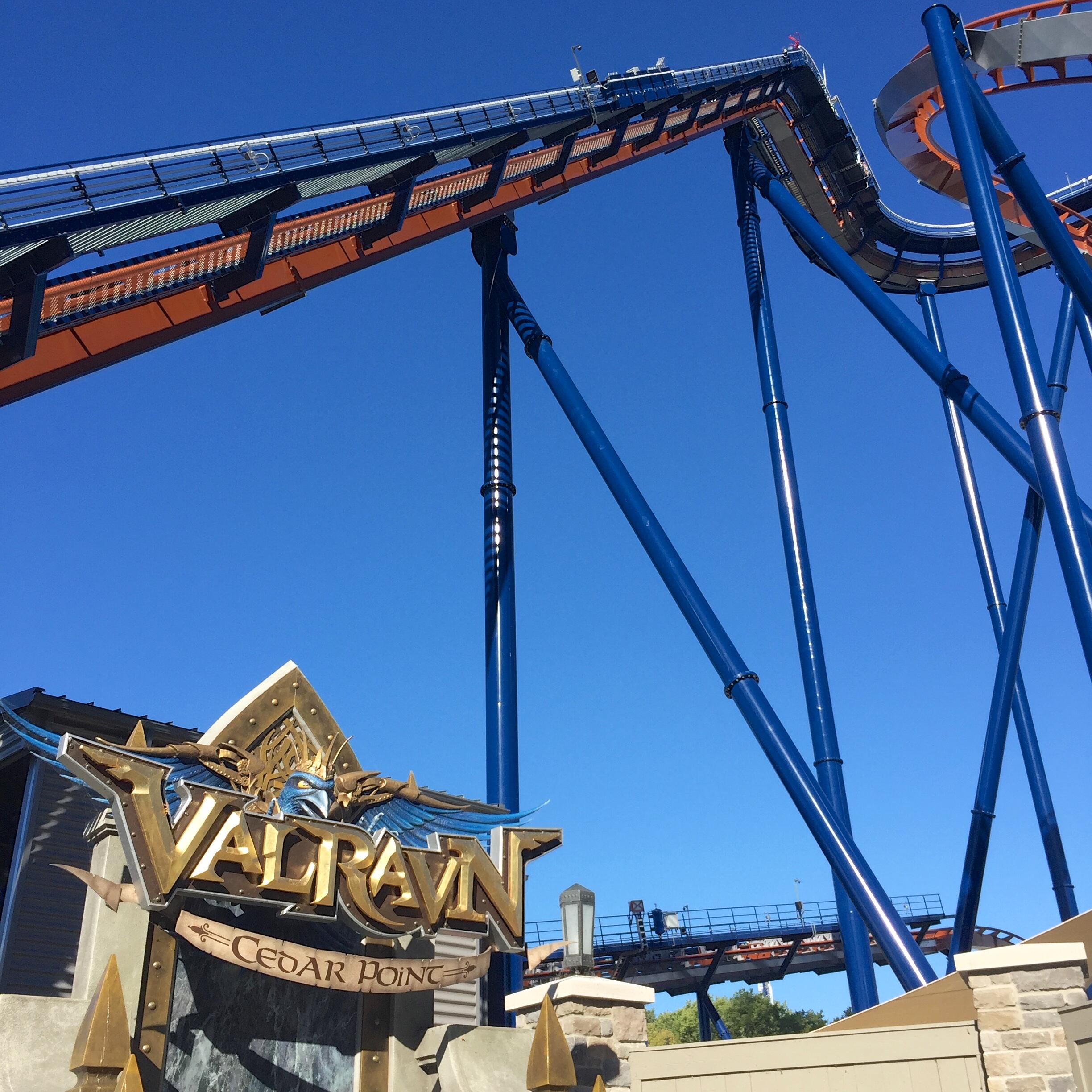 Valravn roller coaster at at Cedar Point in Sandusky Ohio