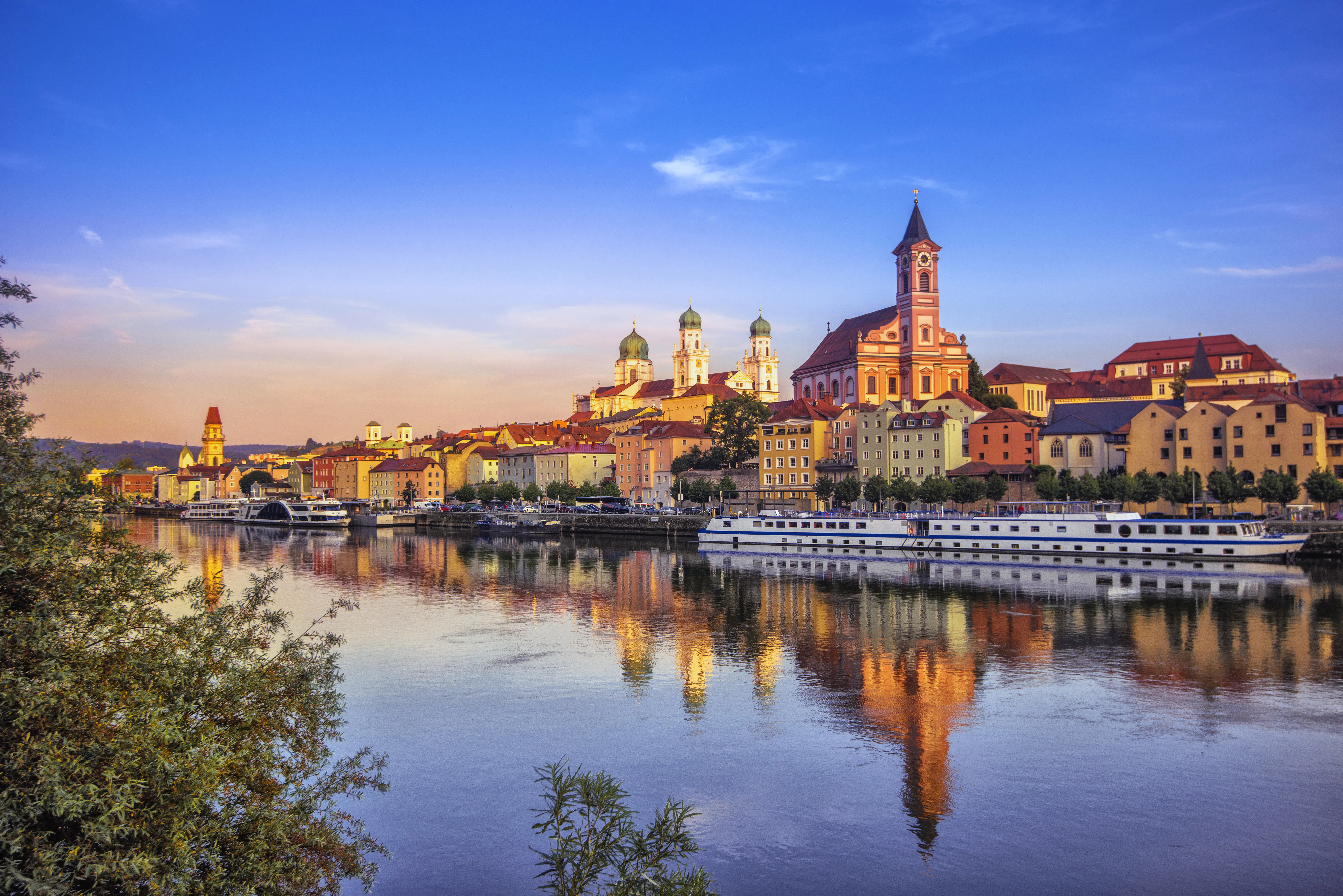 Danube River in Passau Germany