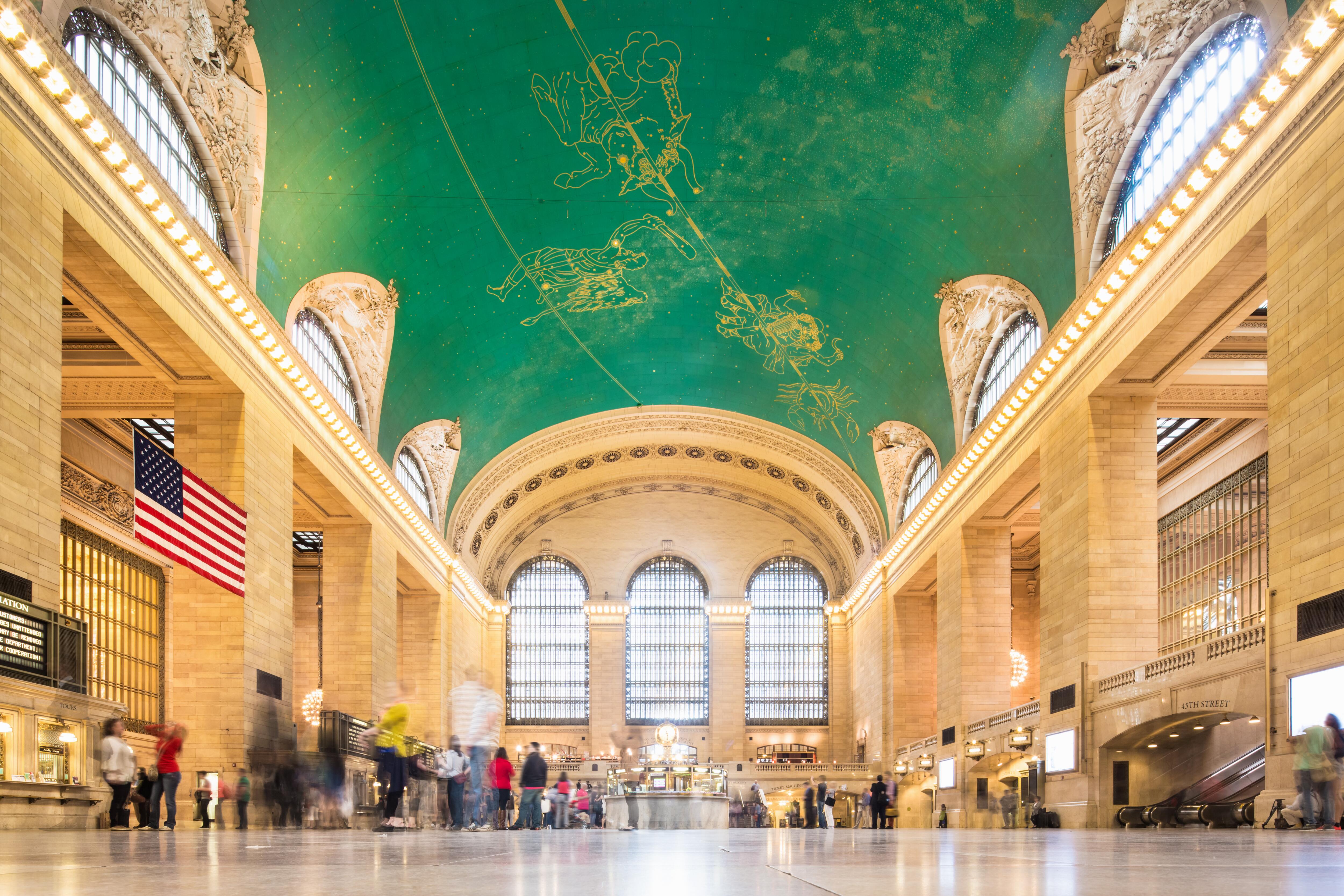 Entrance Hall of Grand Central Terminal (Grand Central Station) in New York City, USA