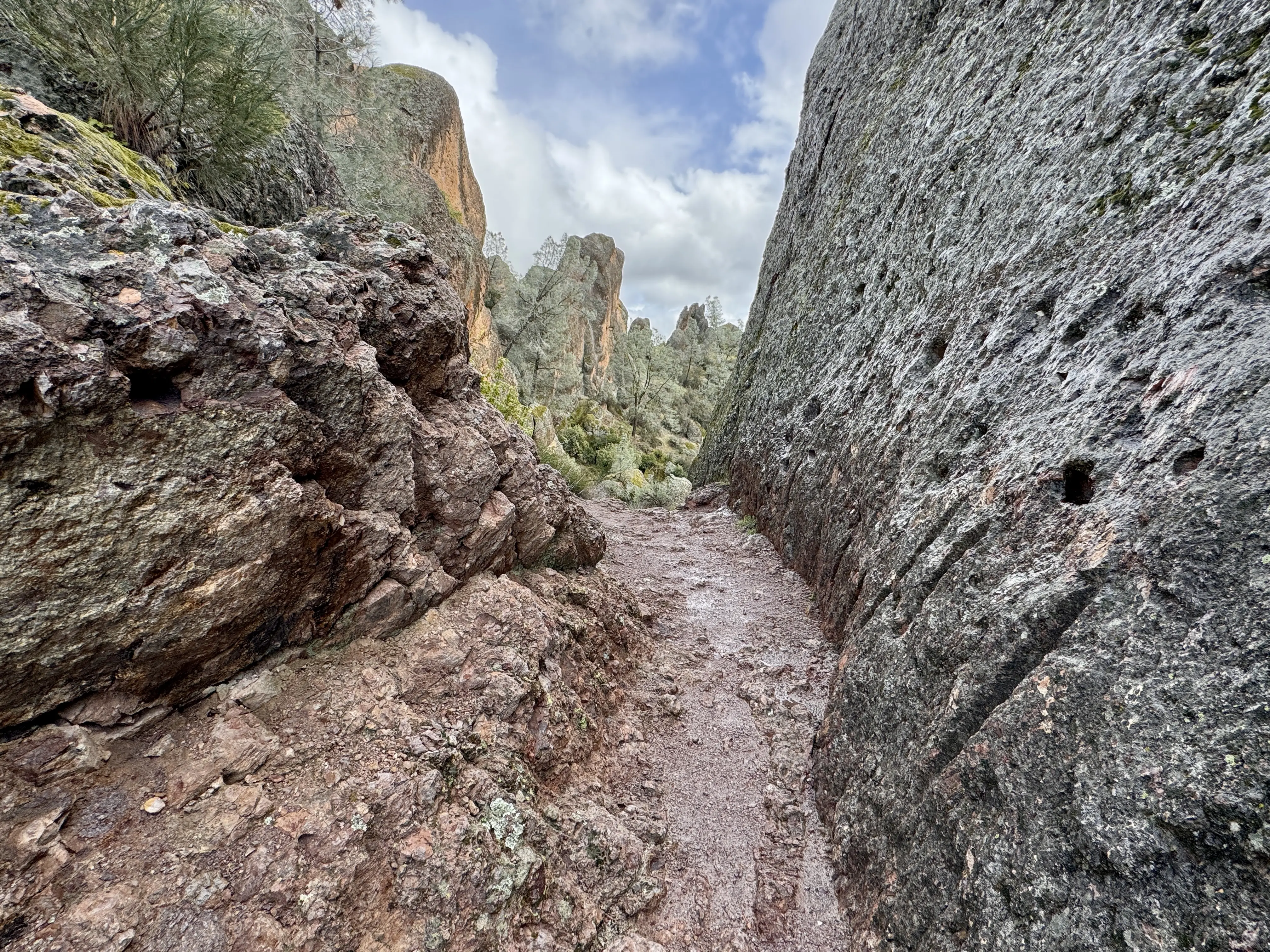 Image of the rocky landscape scenery at Pinnacles National Park.