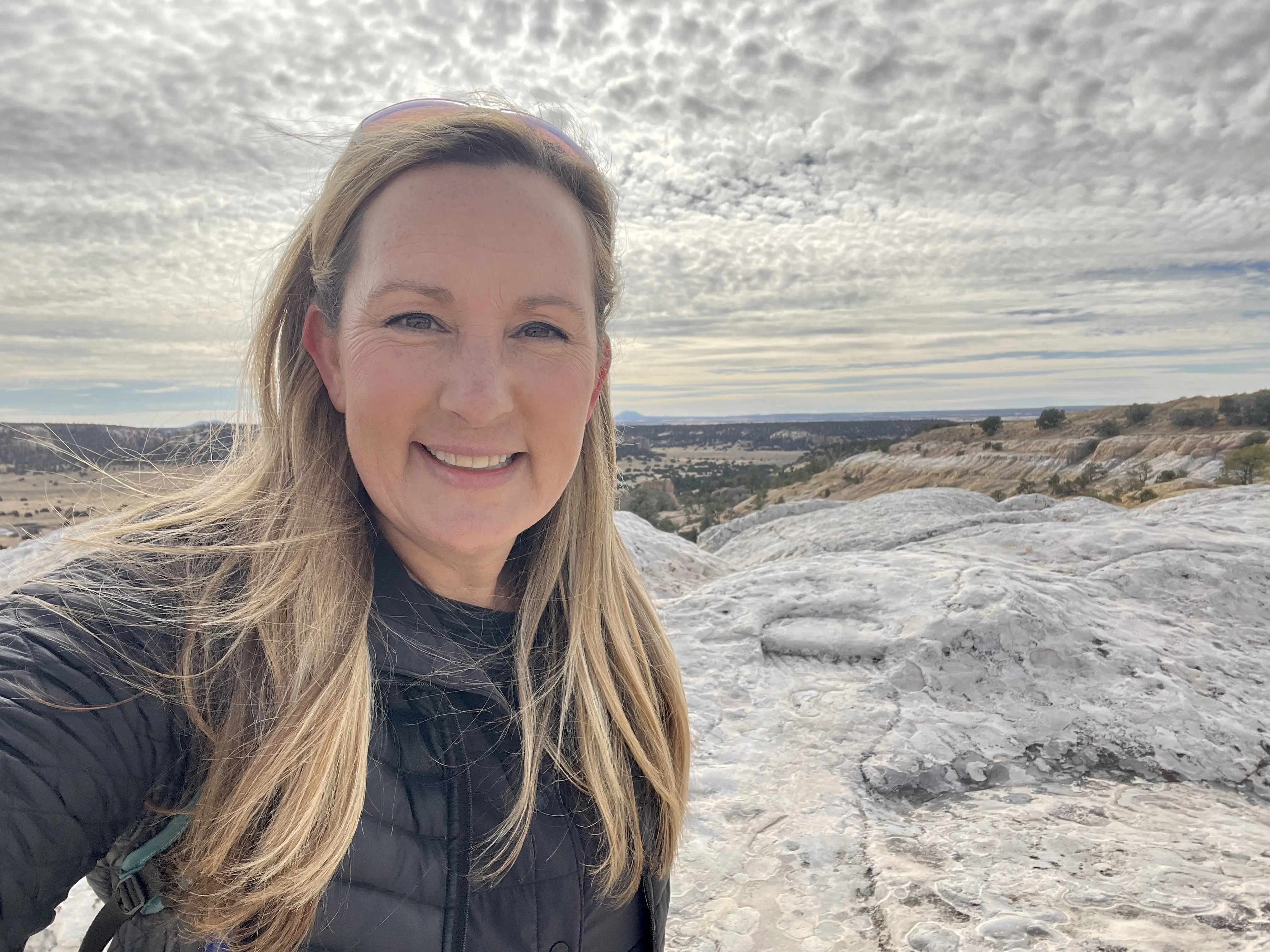 Image of Jennifer Broome at the El Morro National Monument