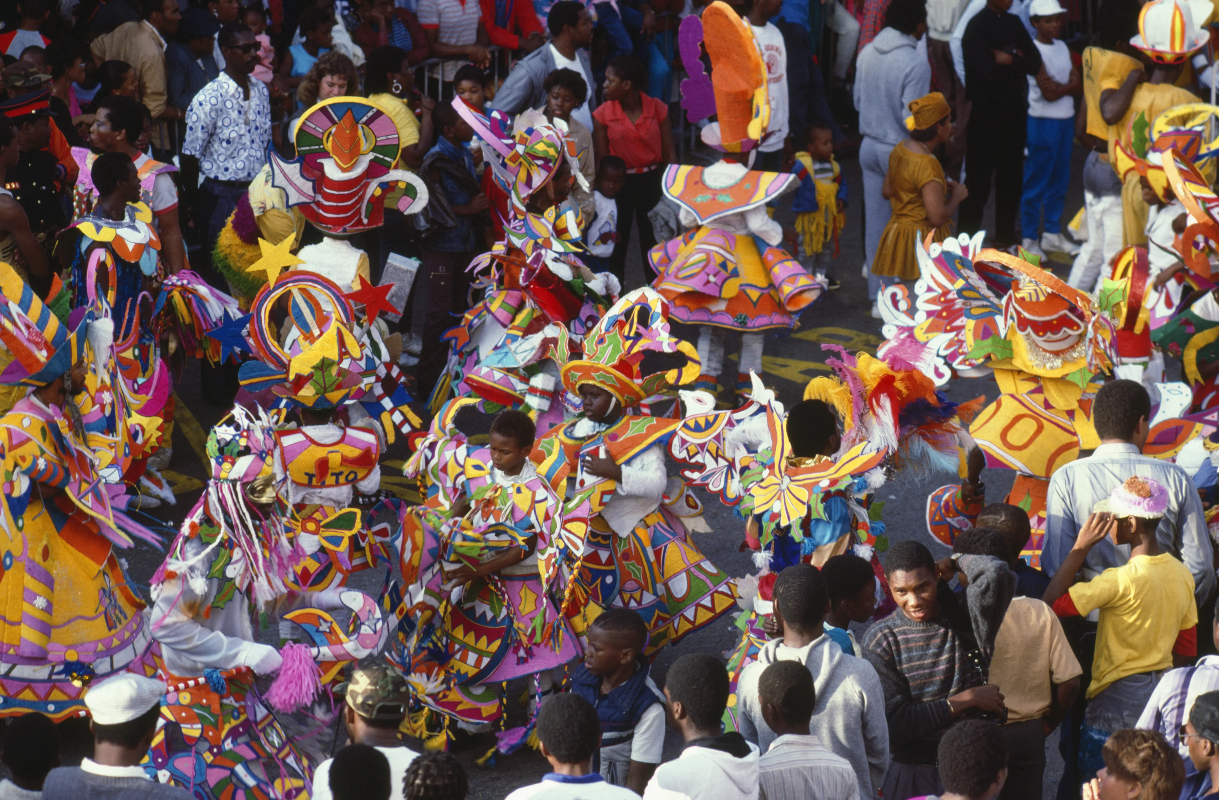 Image of a Junkanoo festival celebration in the Bahamas.