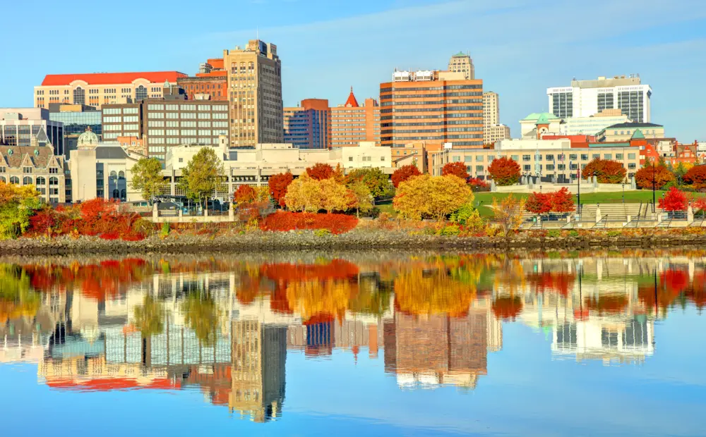 Albany New York scenery in Autumn