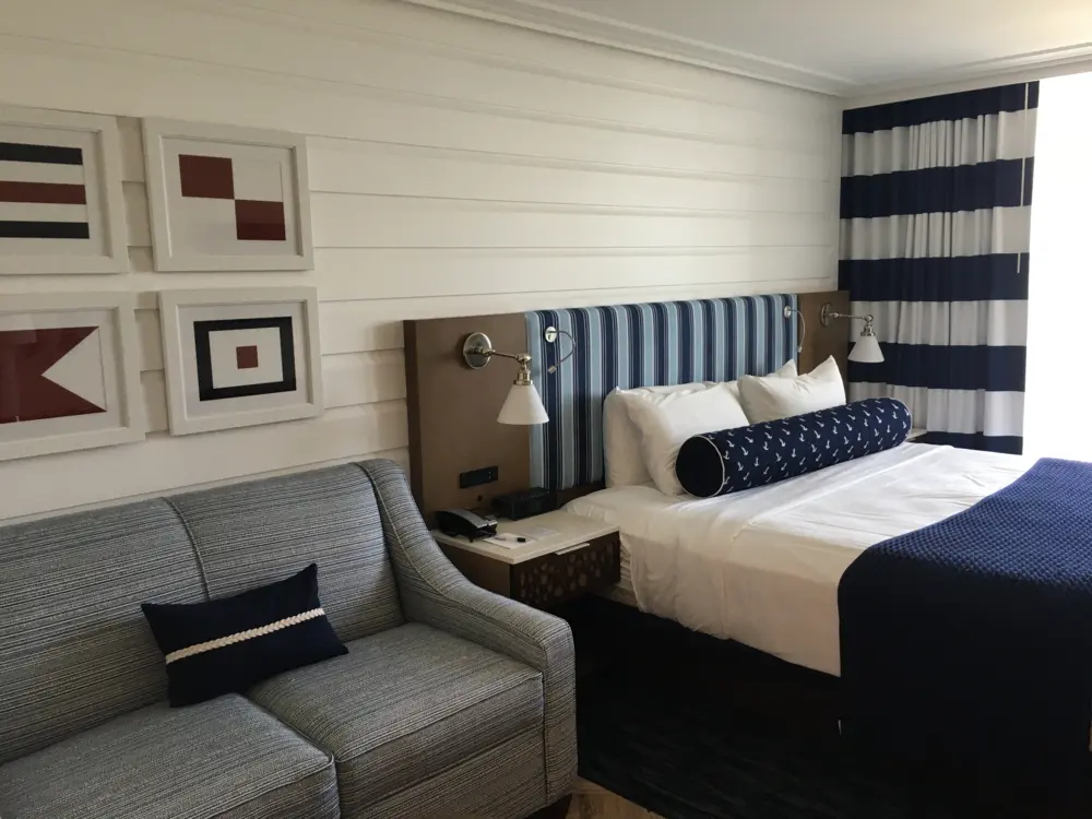 Beach resort with contemporary rooms and spirit of Halloween with sand sculpture.